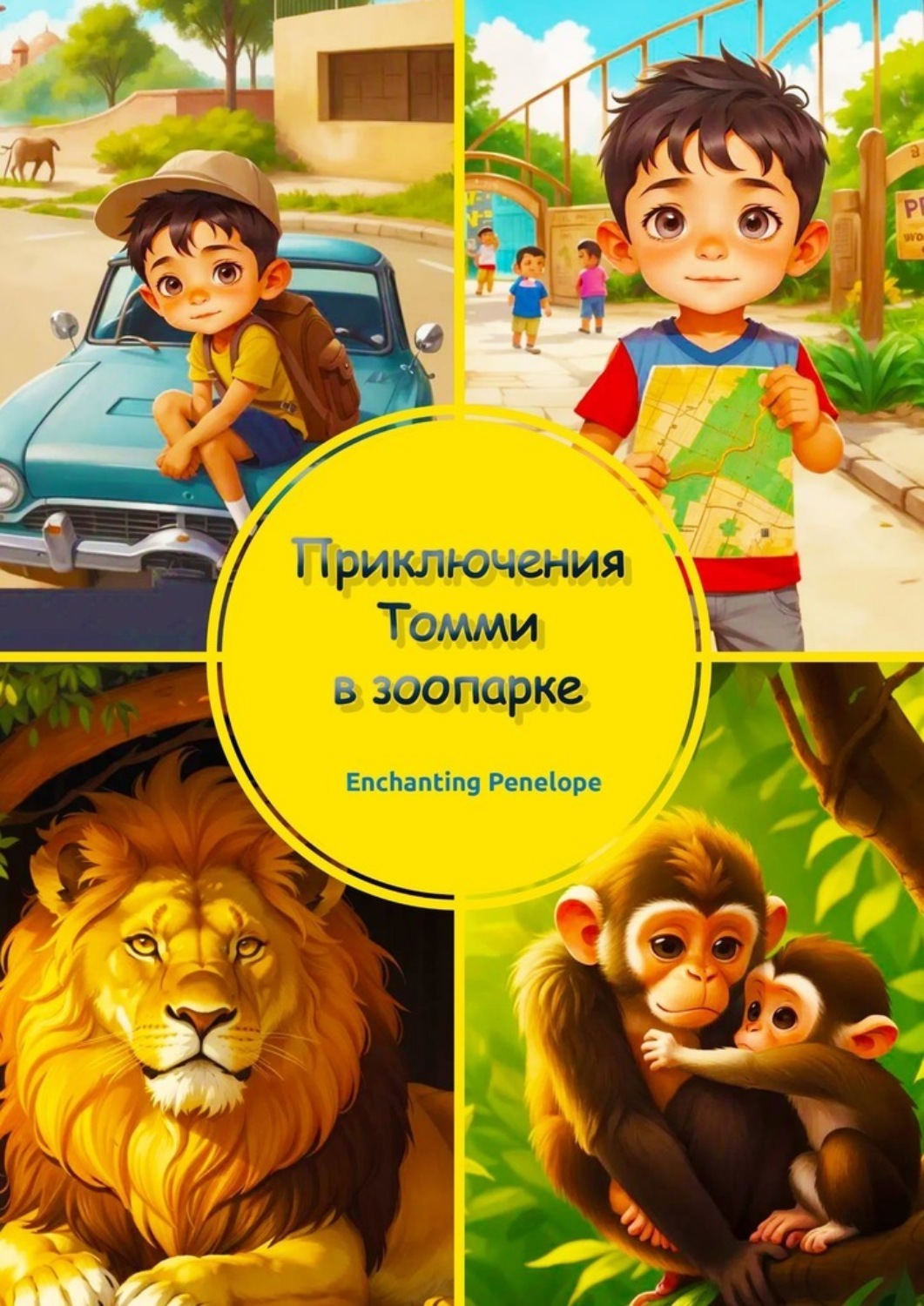 Обложка книги «Приключения Томми в зоопарке»
