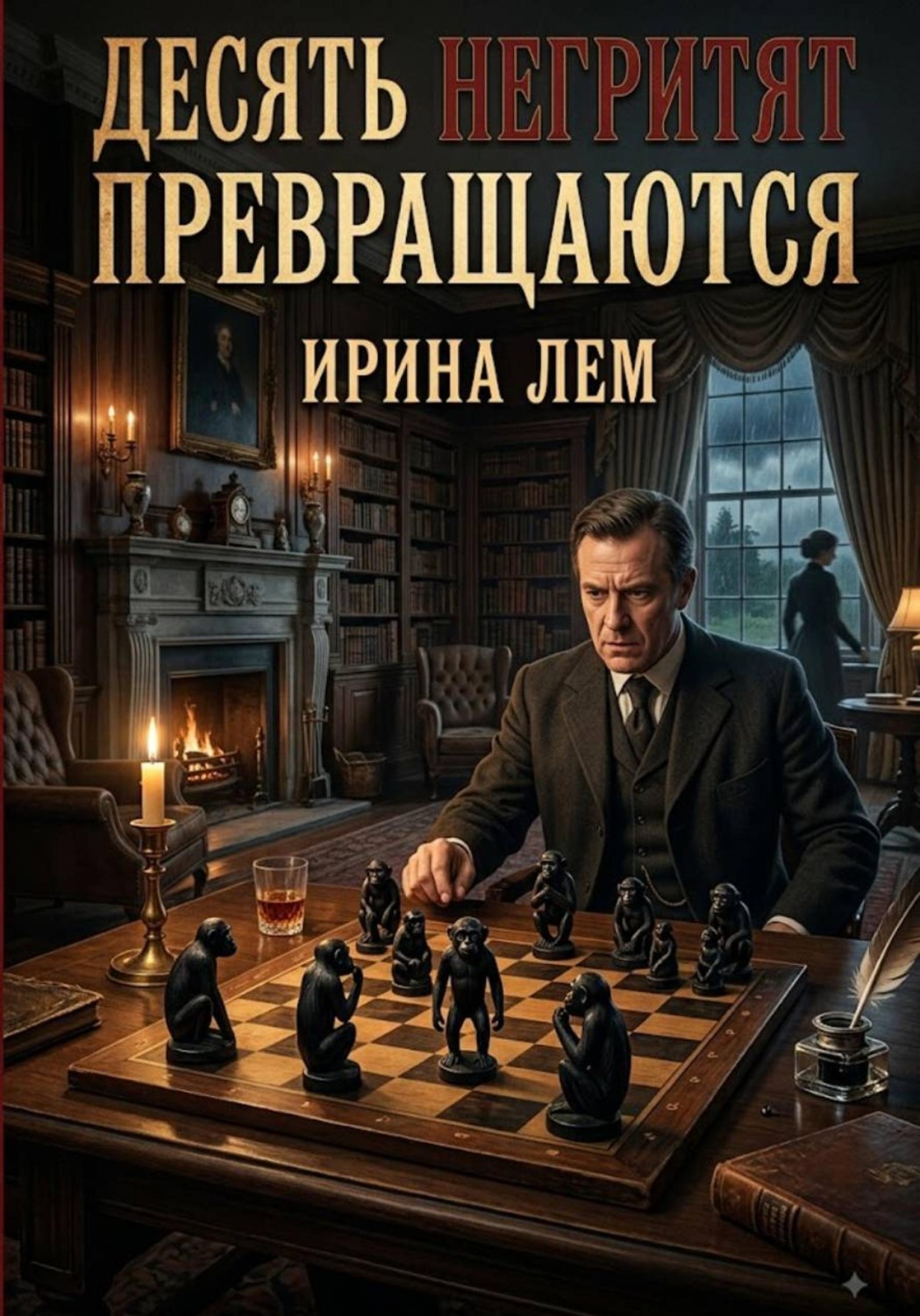 Обложка книги «Десять негритят превращаются...»