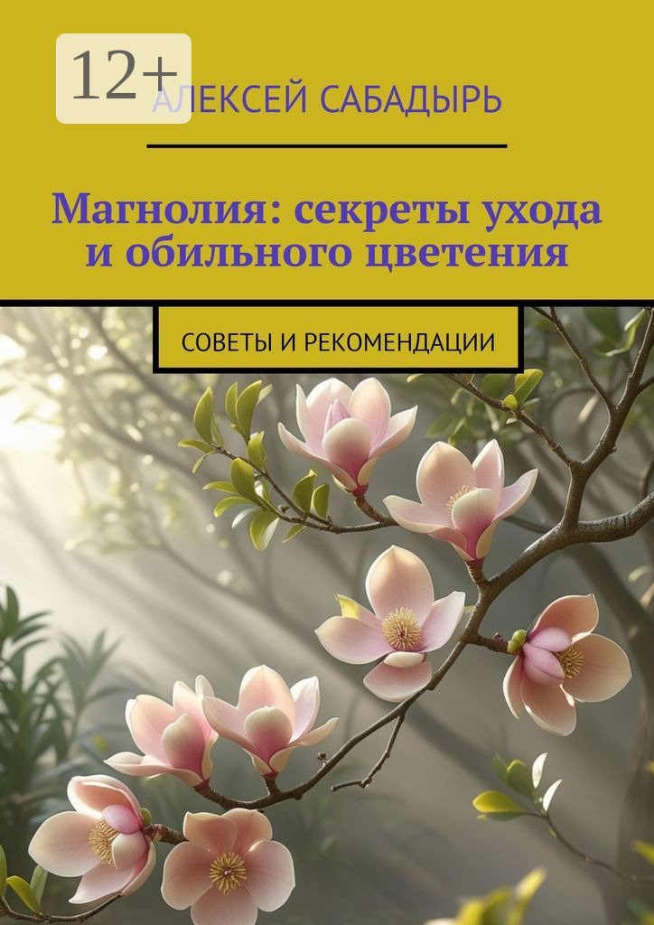 Обложка книги «Магнолия: секреты ухода и обильного цветения. Советы и рекомендации»