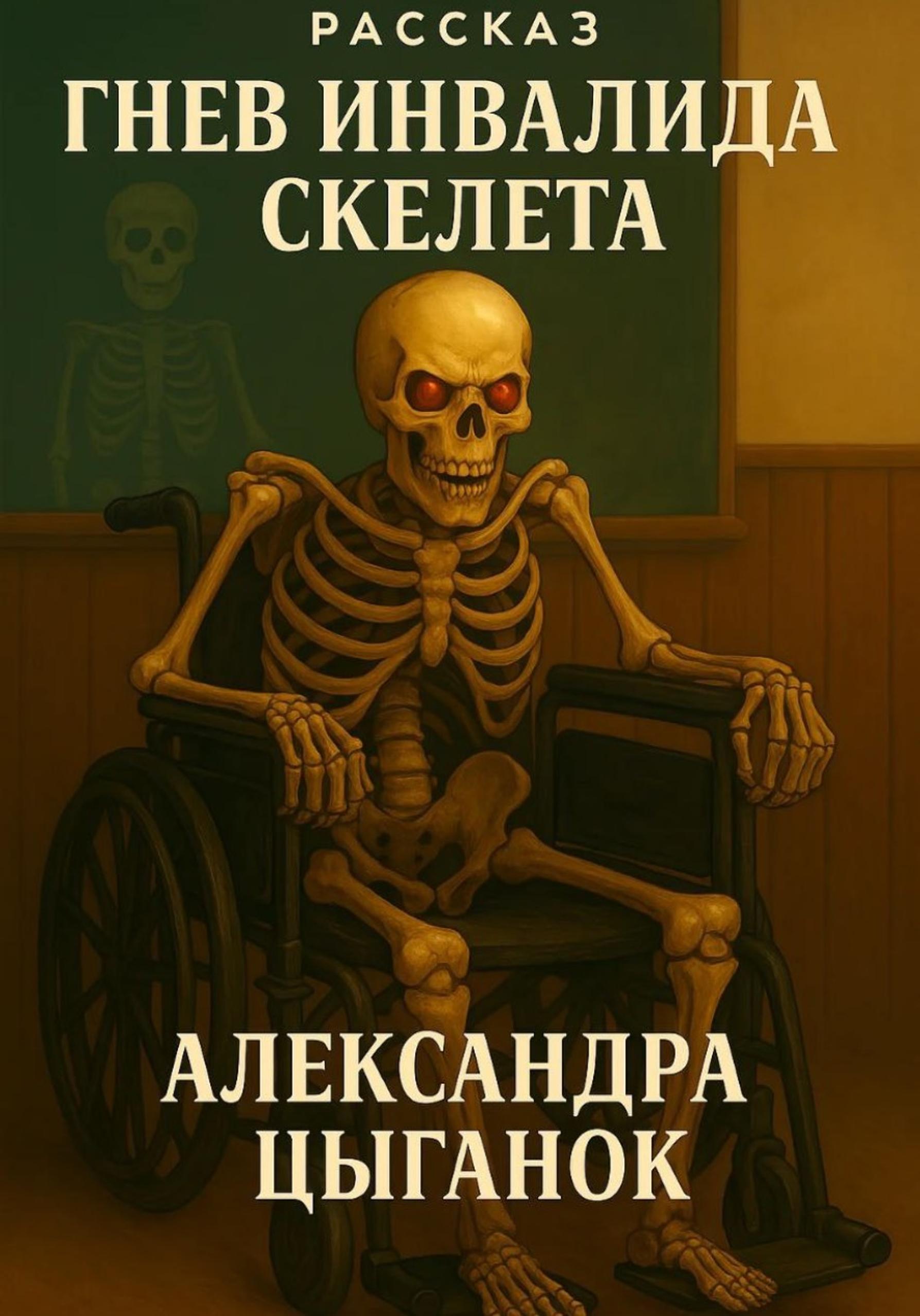 Обложка книги «Гнев инвалида скелета»