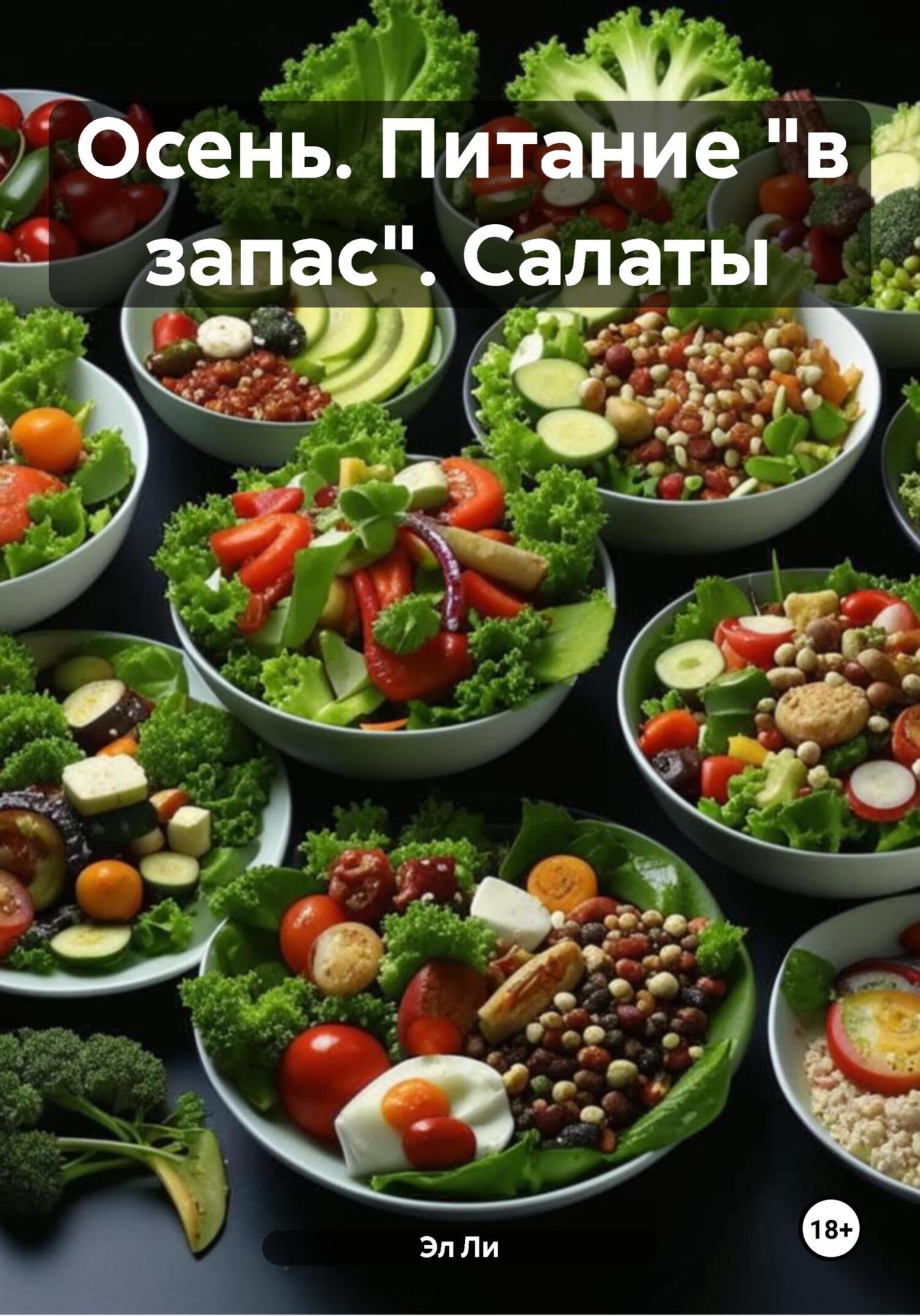 Обложка книги «Осень. Питание «в запас». Салаты»