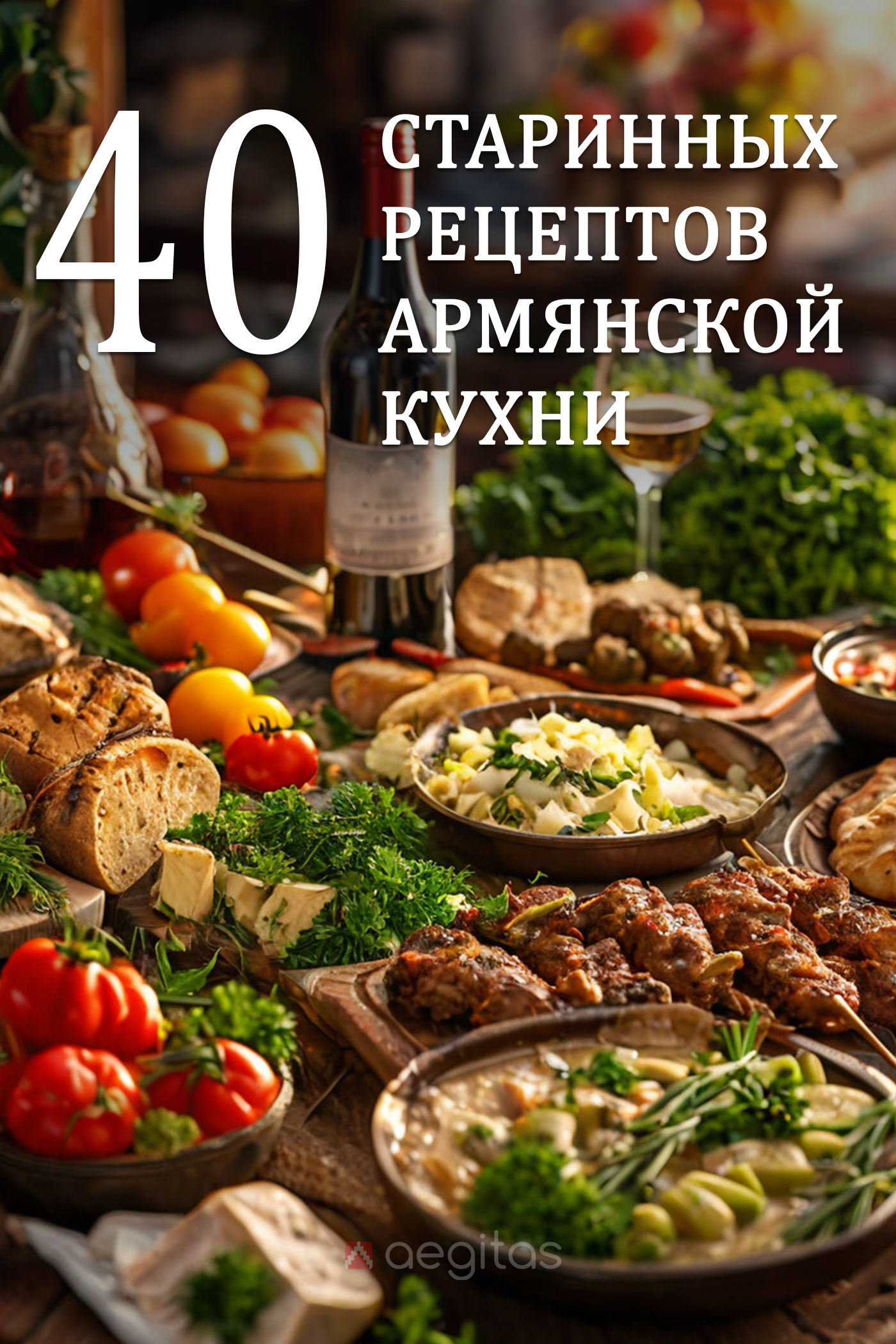 Обложка книги «Сорок старинных рецептов армянской кухни»