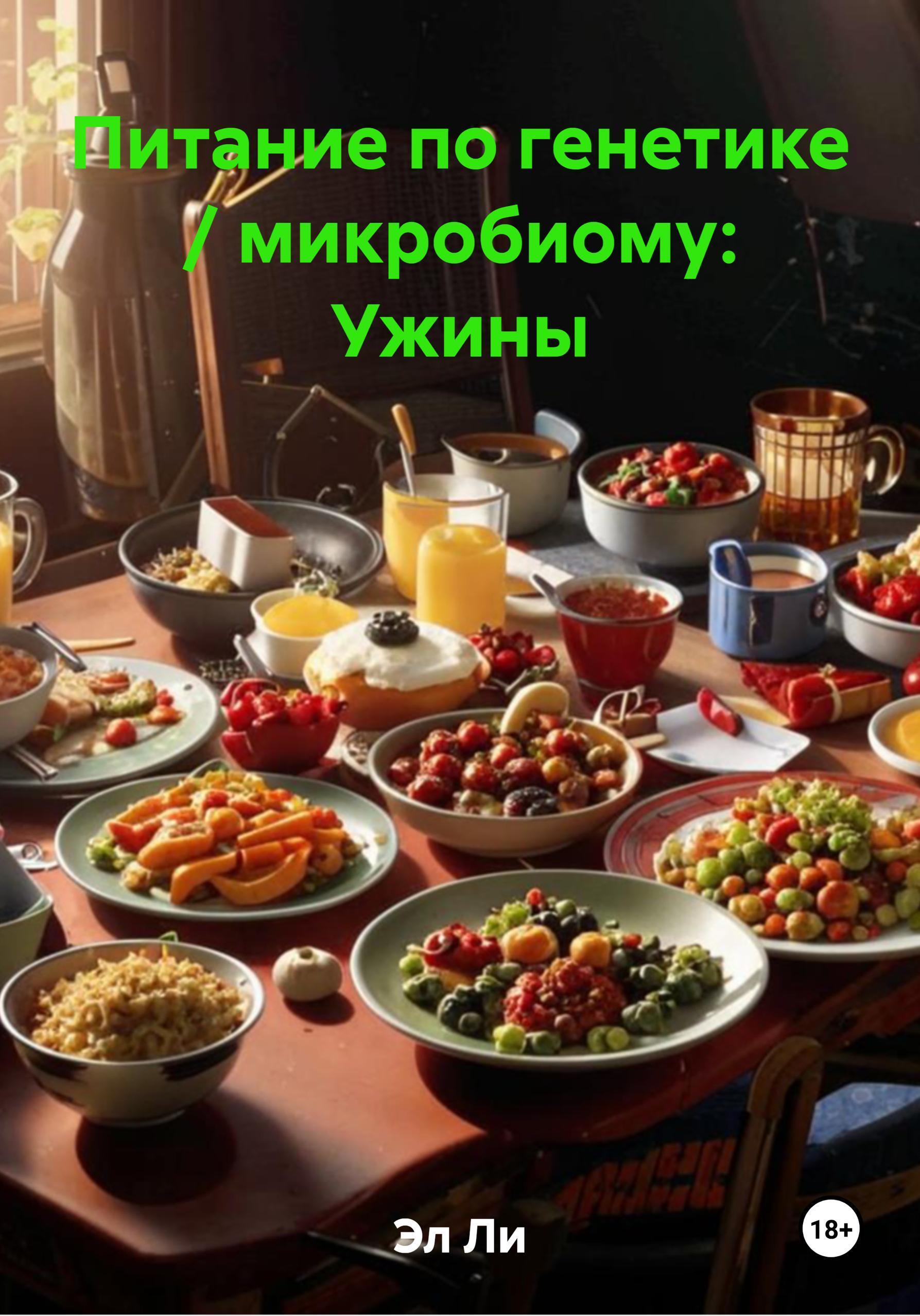 Обложка книги «Питание по генетике / микробиому: Ужины»