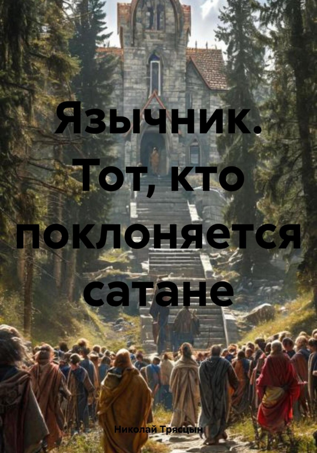 Обложка книги «Язычник. Тот, кто поклоняется сатане»