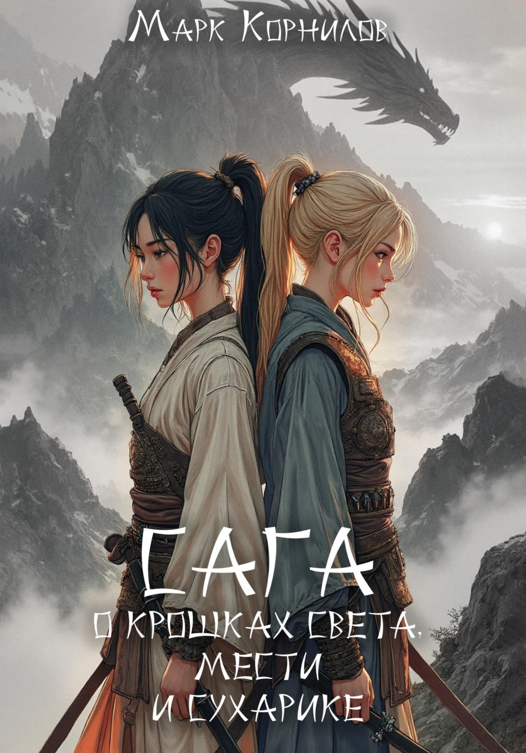 Обложка книги «Сага о крошках света, мести и Сухарике»