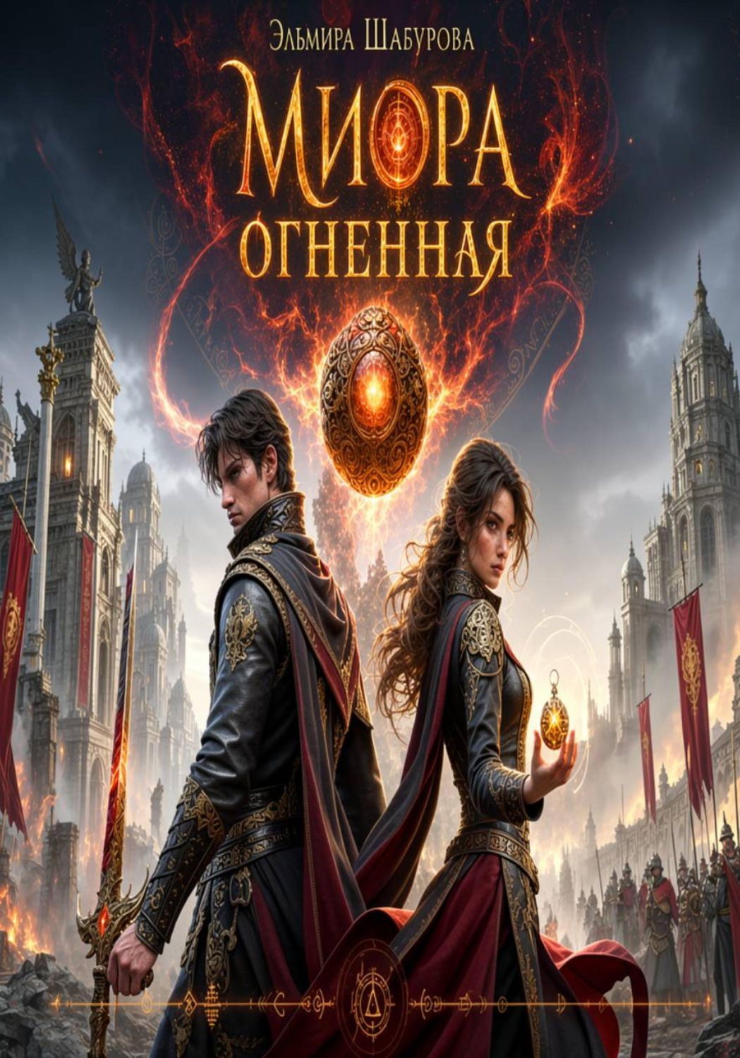 Обложка книги «Миора огненная»