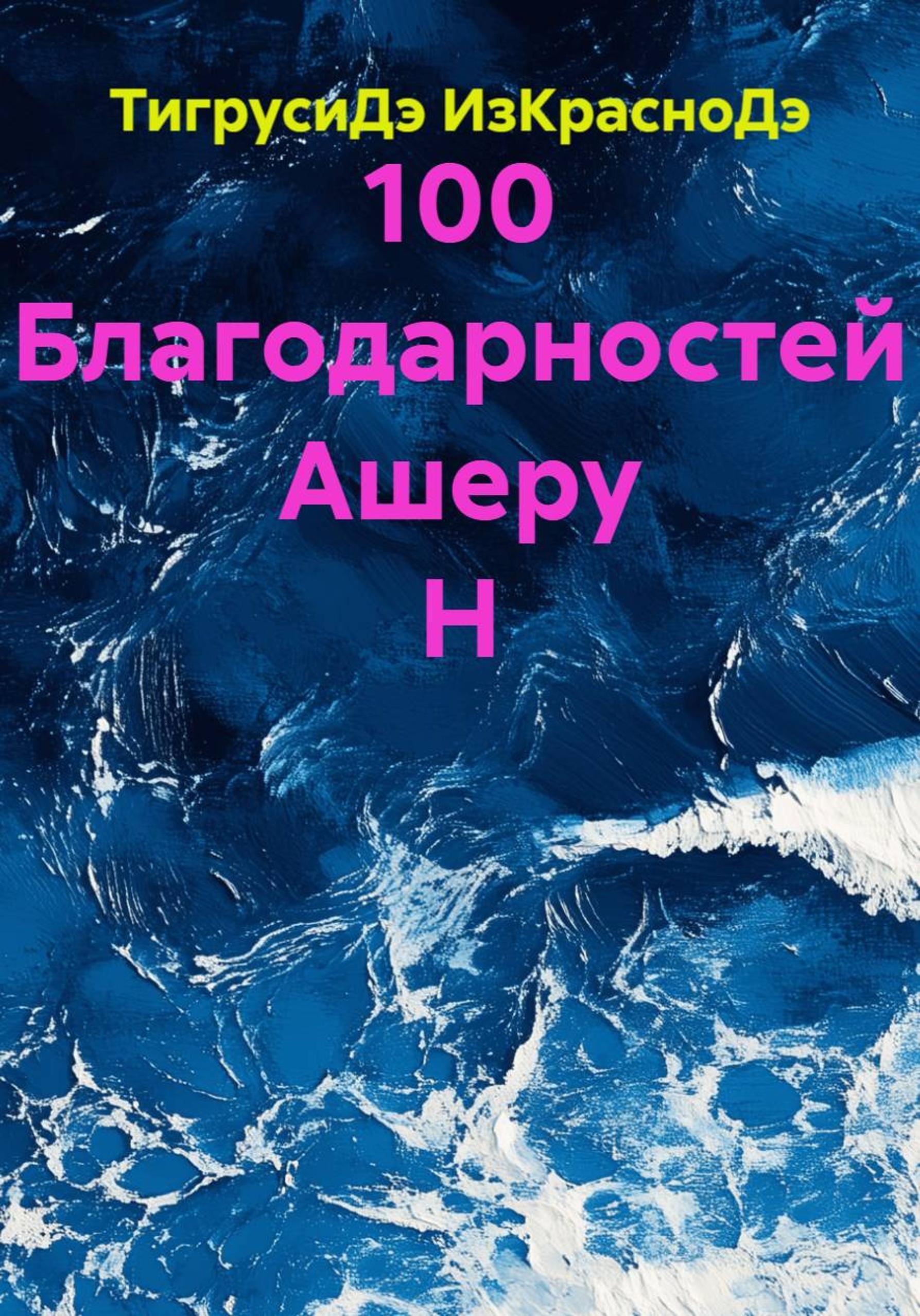 Обложка книги «100 благодарностей Ашеру Н»