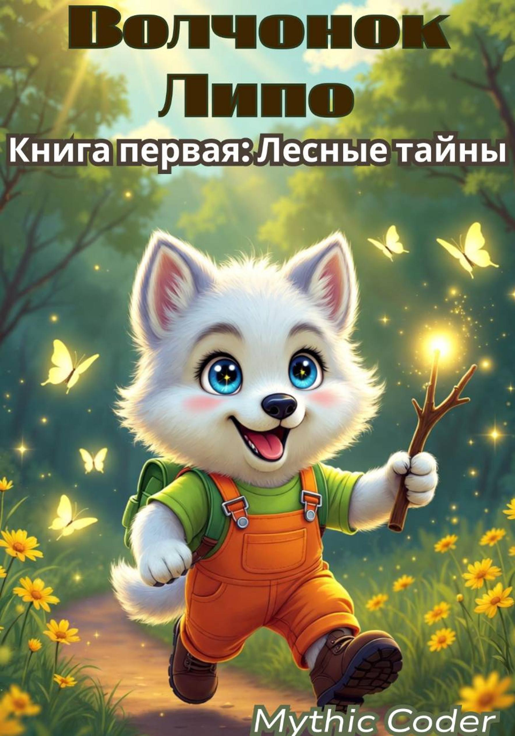 Обложка книги ««Волчонок Липо. Книга первая: Лесные тайны»»