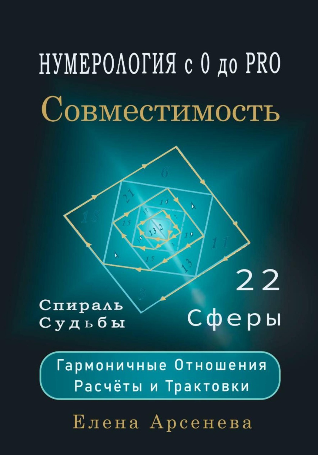 Обложка книги «Нумерология с 0 до PRO. Совместимость»