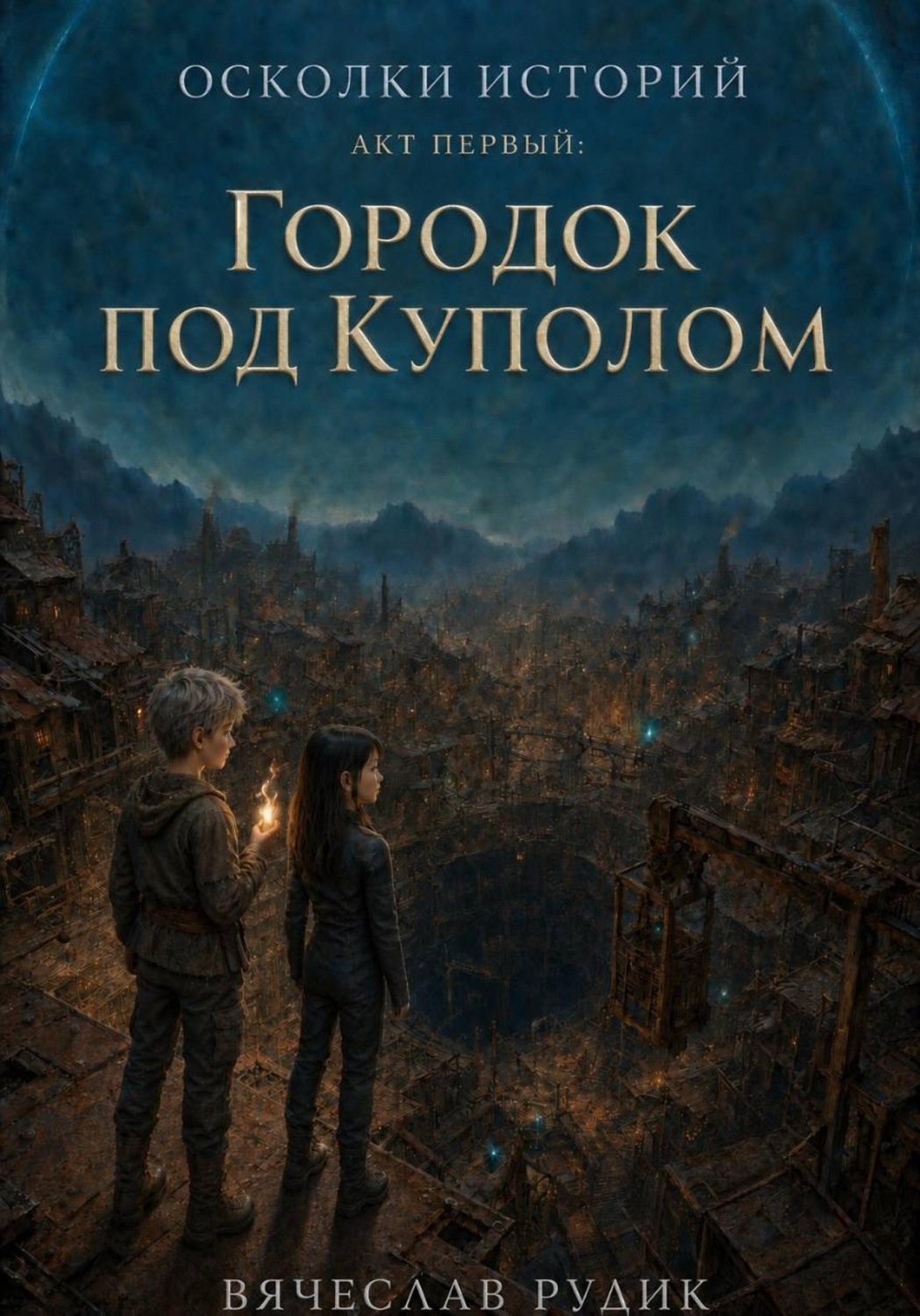 Обложка книги «Осколки историй. Акт первый: Городок под куполом»