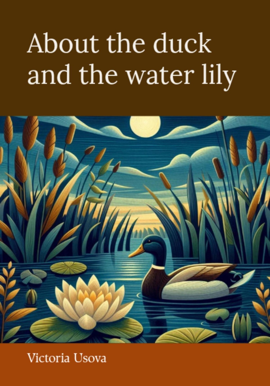 Обложка книги «About the duck and the water lily»