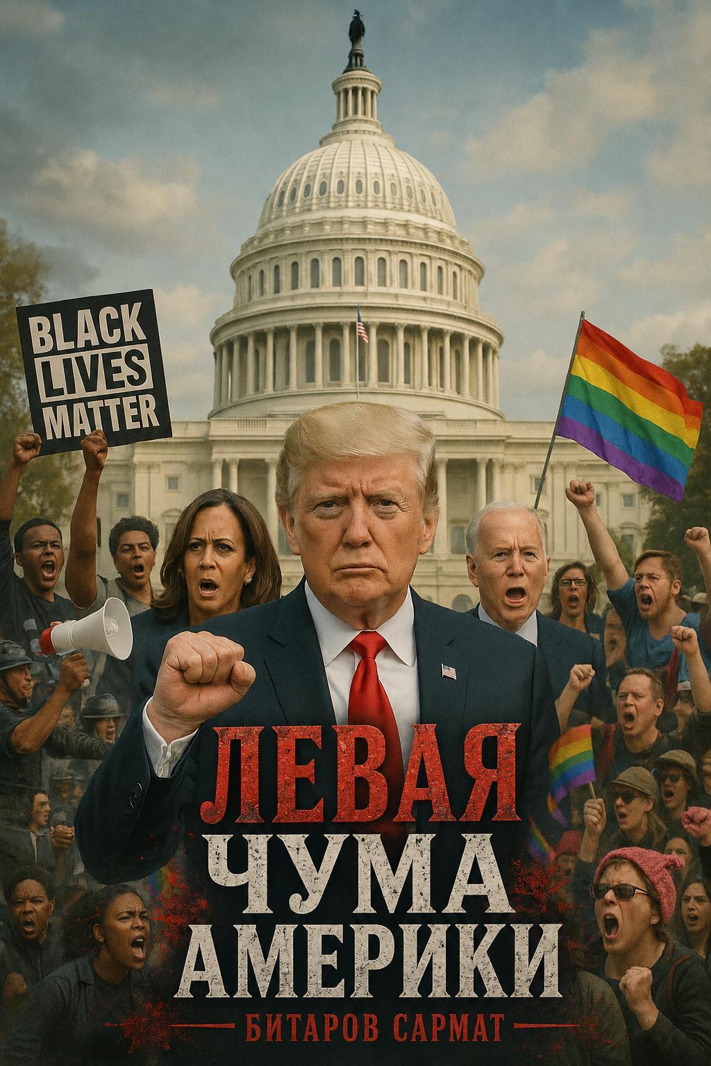 Обложка книги «Левая чума Америки. От борьбы за свободу до борьбы с инакомыслием»