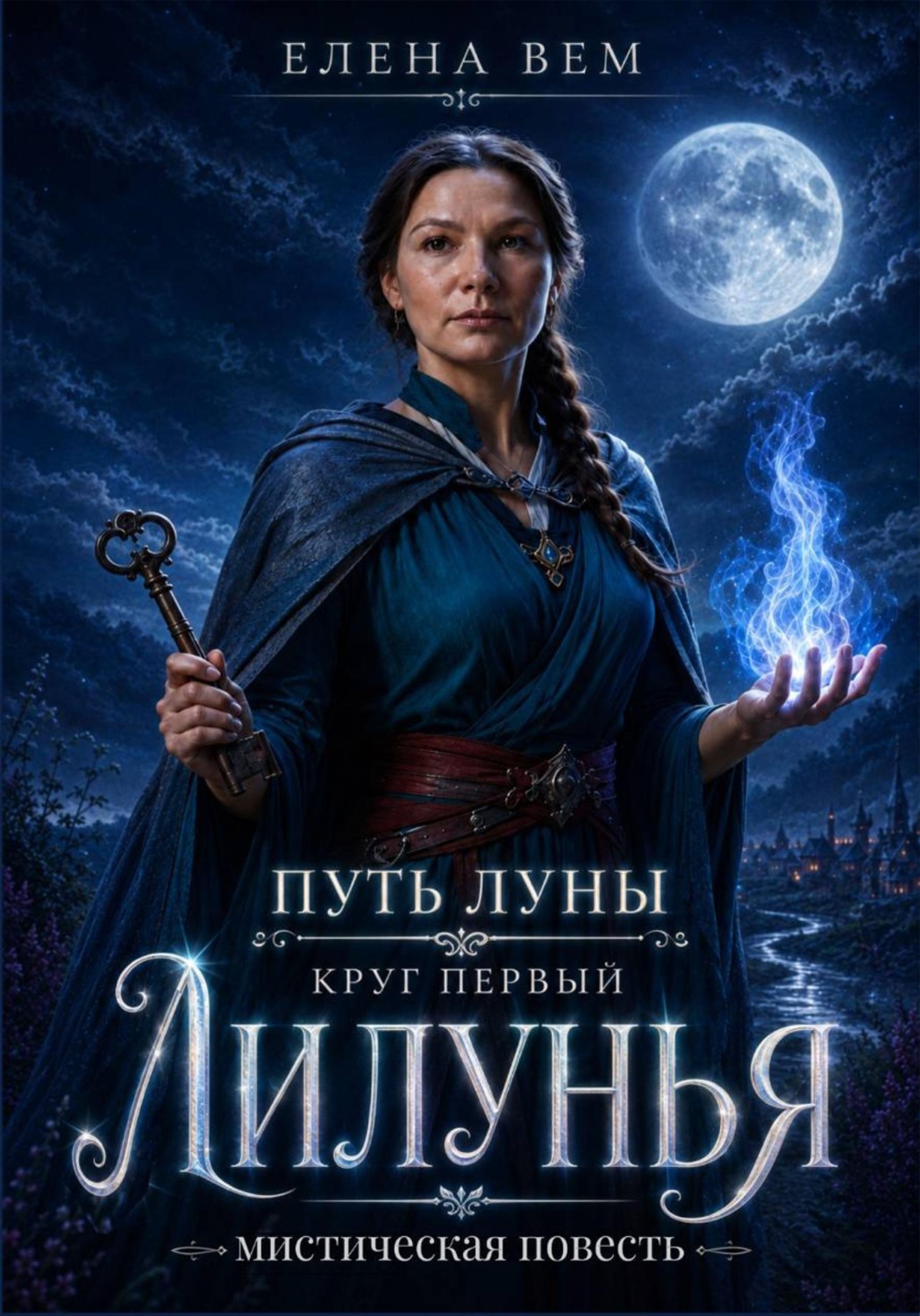 Обложка книги «Путь луны. Круг первый. Лилунья. Мистическая повесть.»