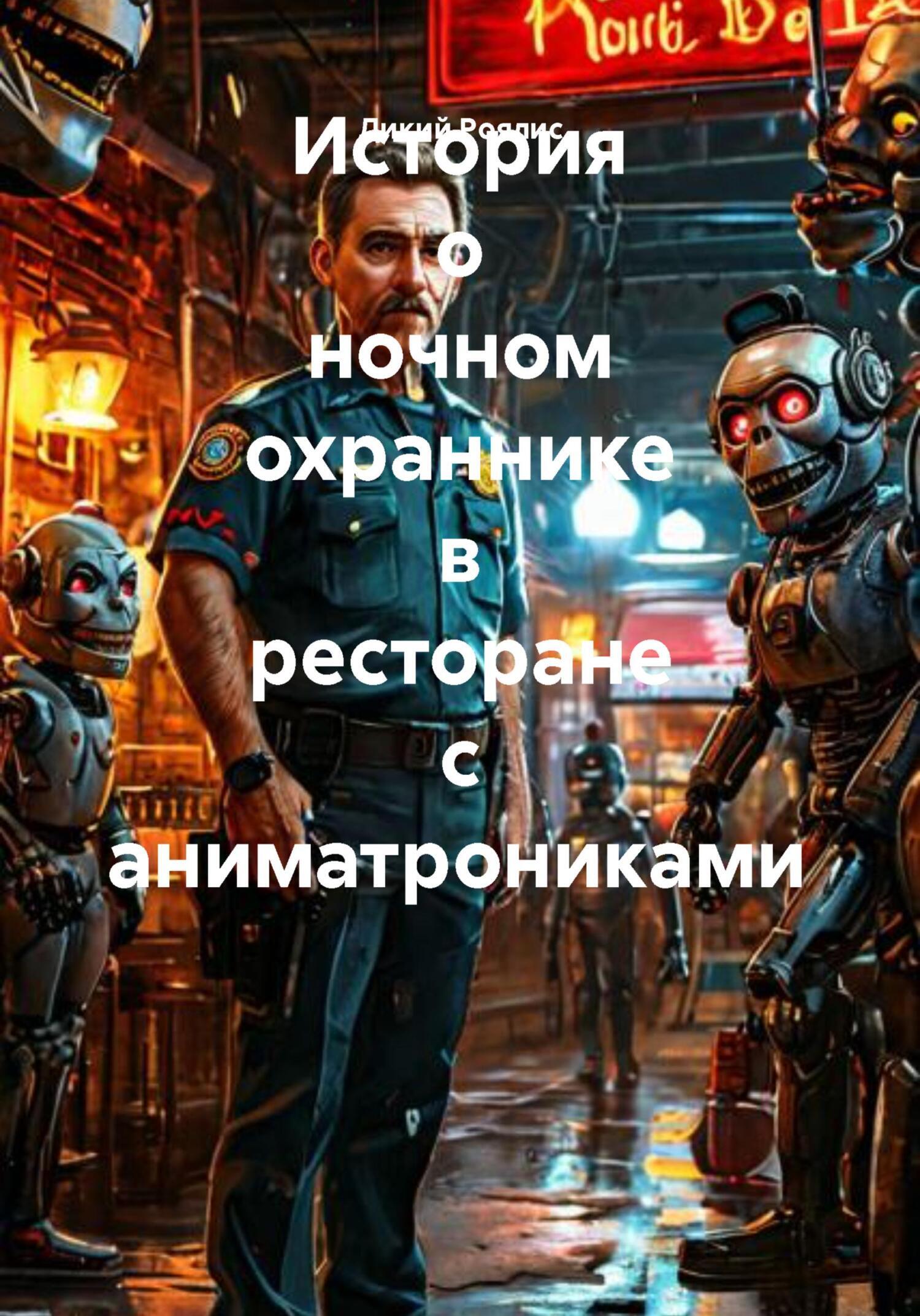 Обложка книги «История о ночном охраннике в ресторане с аниматрониками»