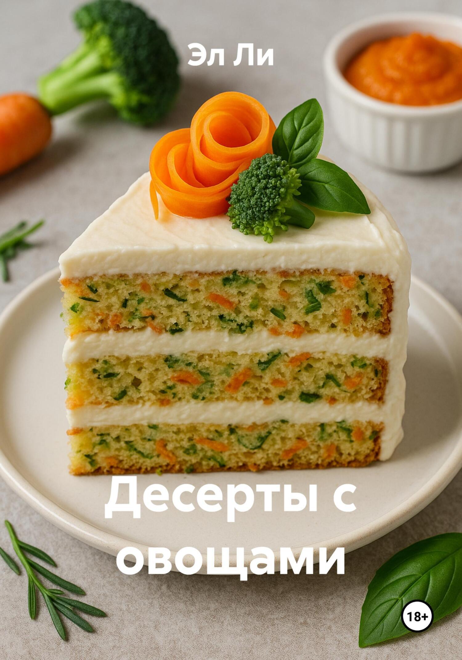 Обложка книги «Десерты с овощами»