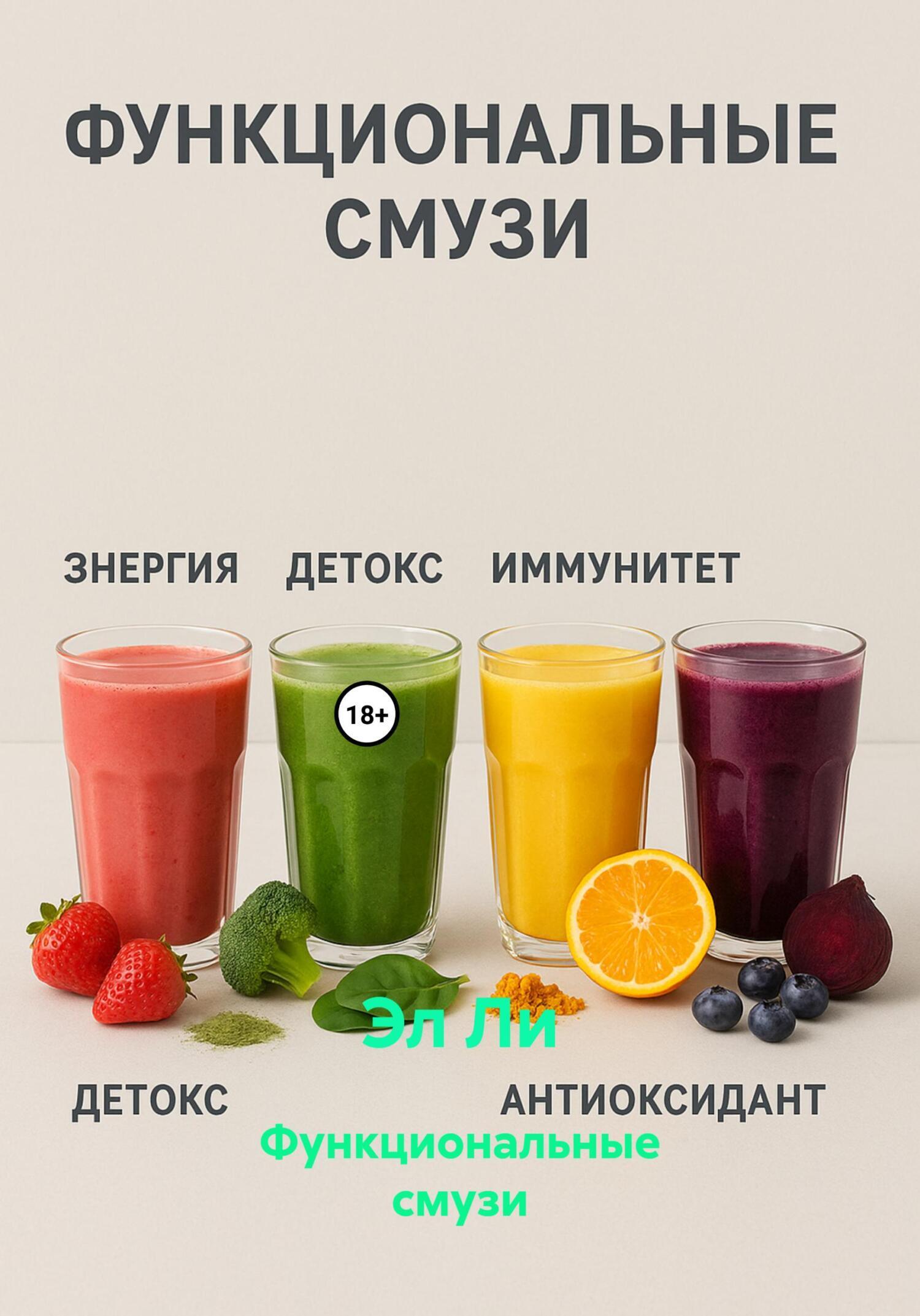 Обложка книги «Функциональные смузи»