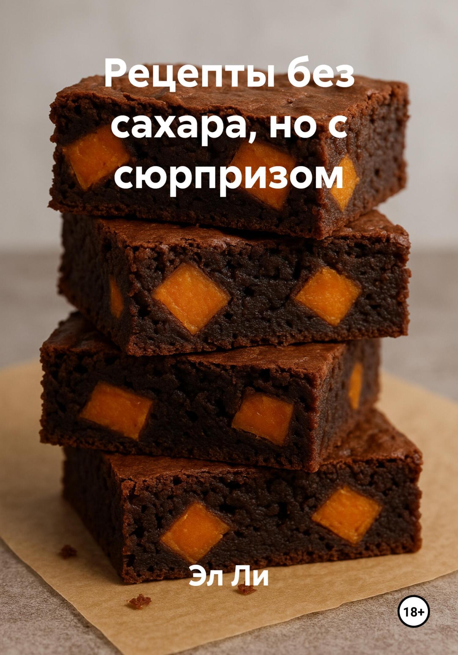 Обложка книги «Рецепты без сахара, но с сюрпризом»