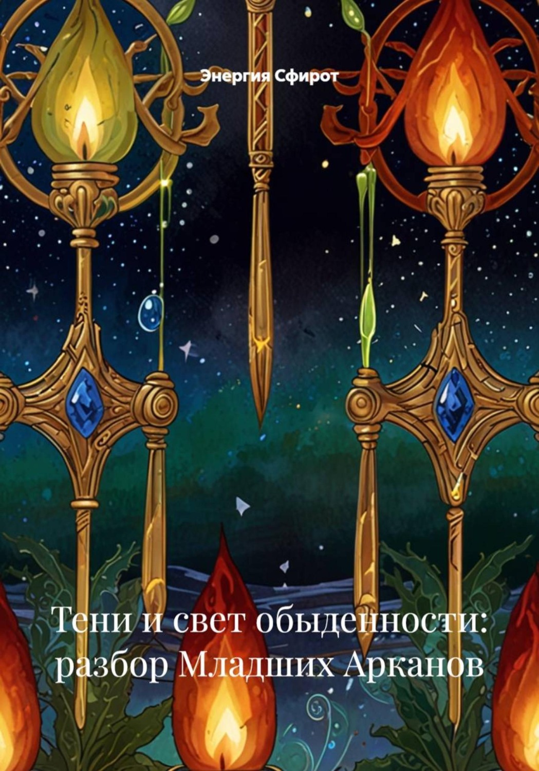 Обложка книги «Тени и свет обыденности: разбор Младших Арканов»