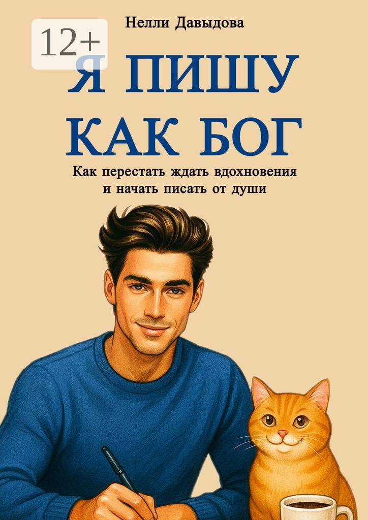 Обложка книги «Я пишу как Бог. Как перестать ждать вдохновение и начать писать от души»