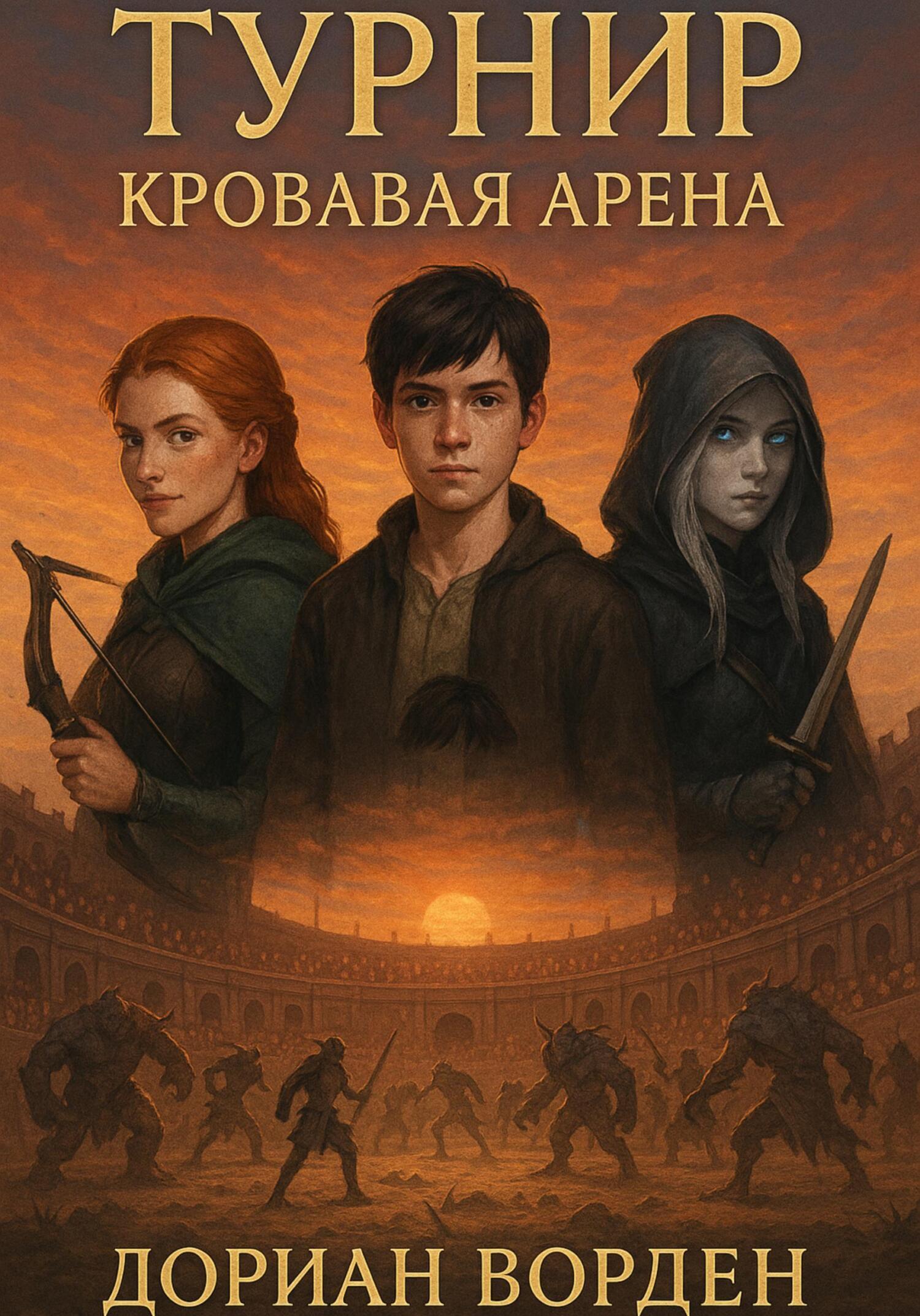 Обложка книги «Турнир Кровавая Арена»