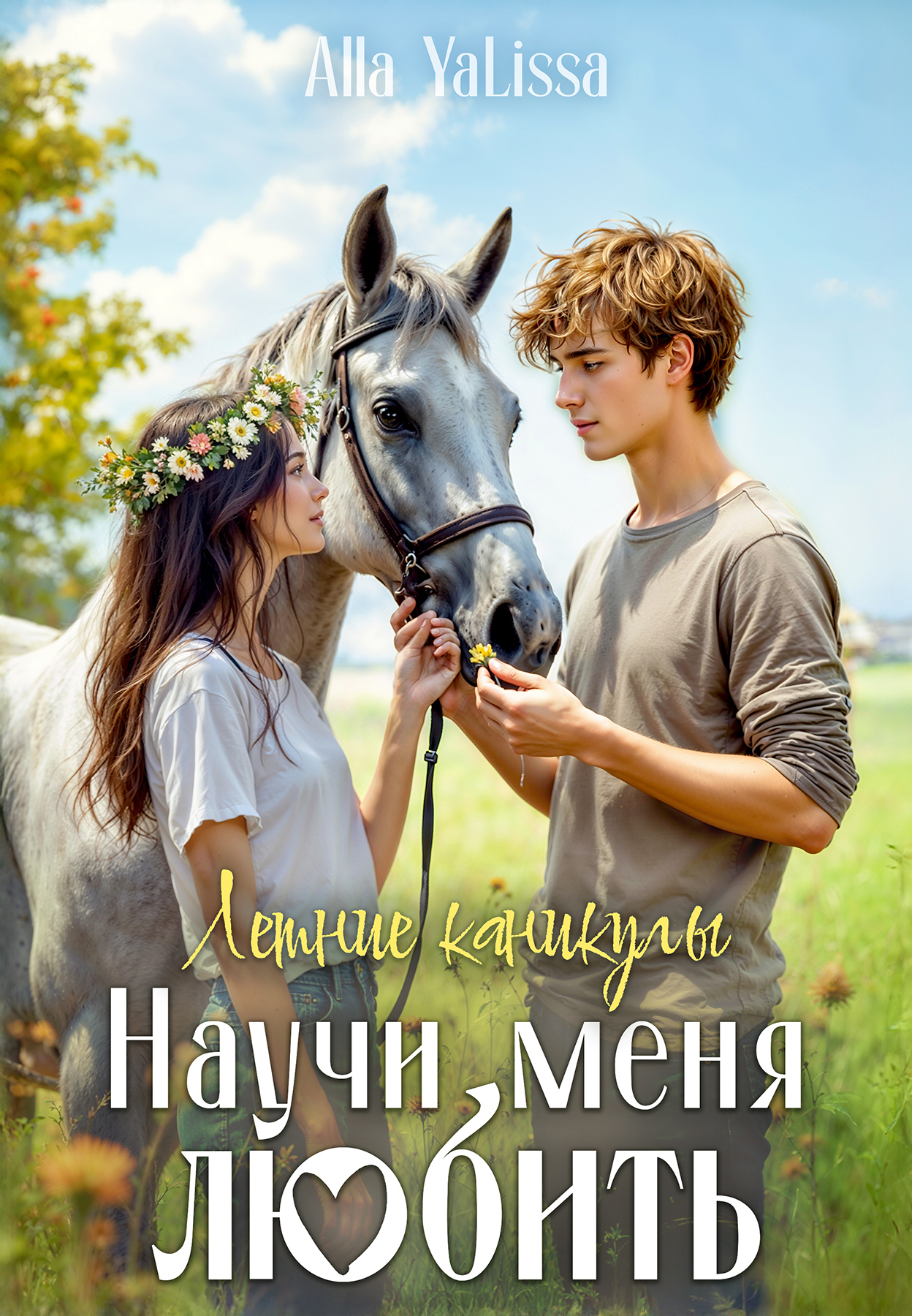 Обложка книги «Летние каникулы. Научи меня любить»
