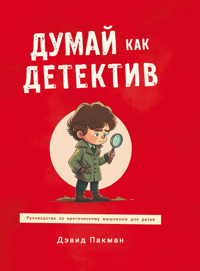 Обложка книги «Думай как детектив. Руководство по критическому мышлению для детей»