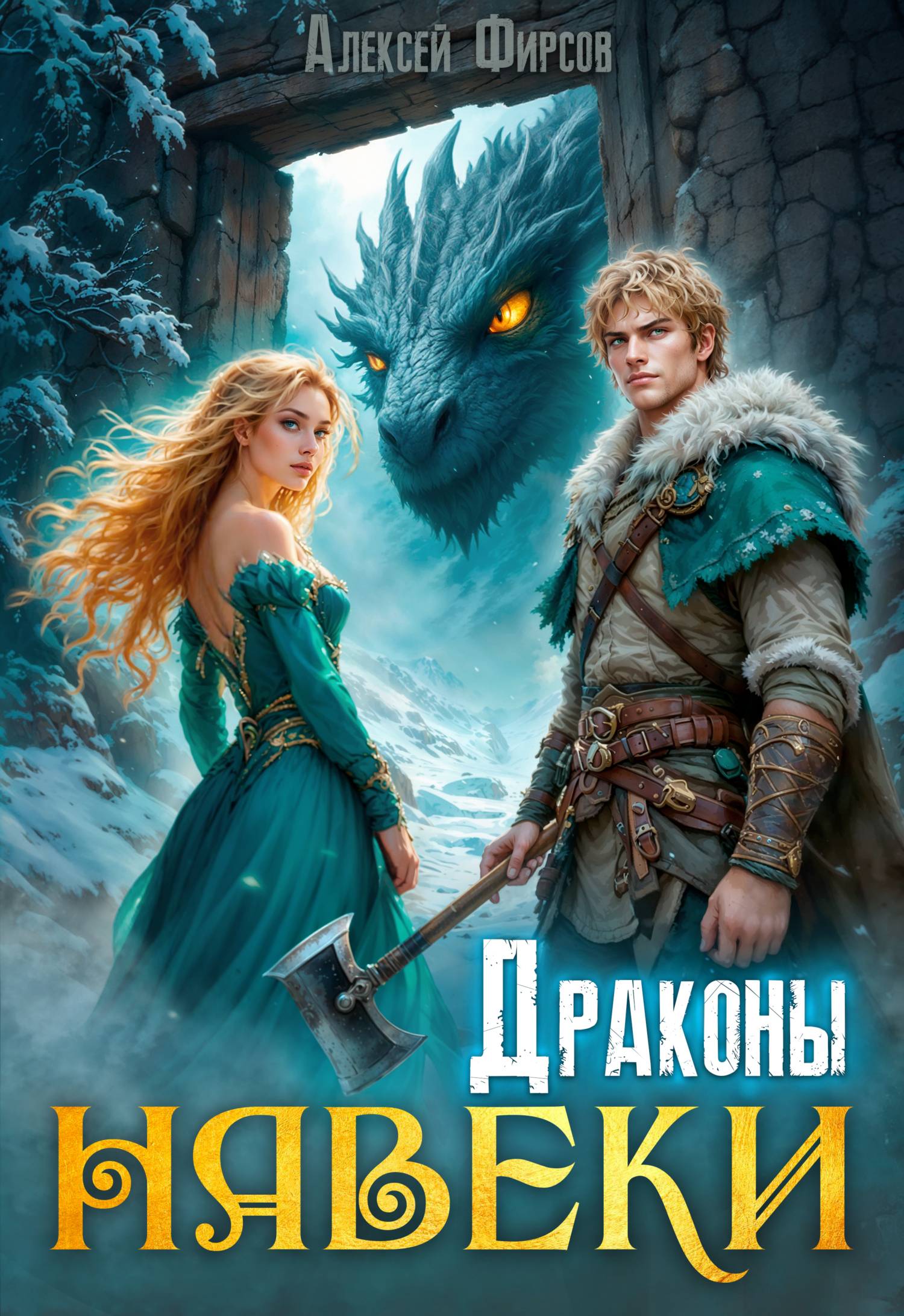 Обложка книги «Драконы навеки»