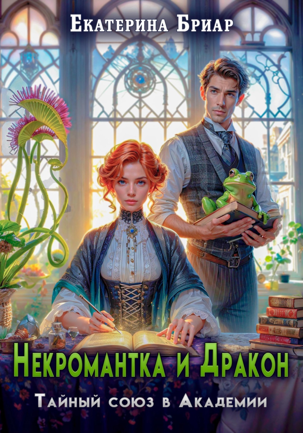 Обложка книги «Некромантка и Дракон. Тайный союз в Академии»
