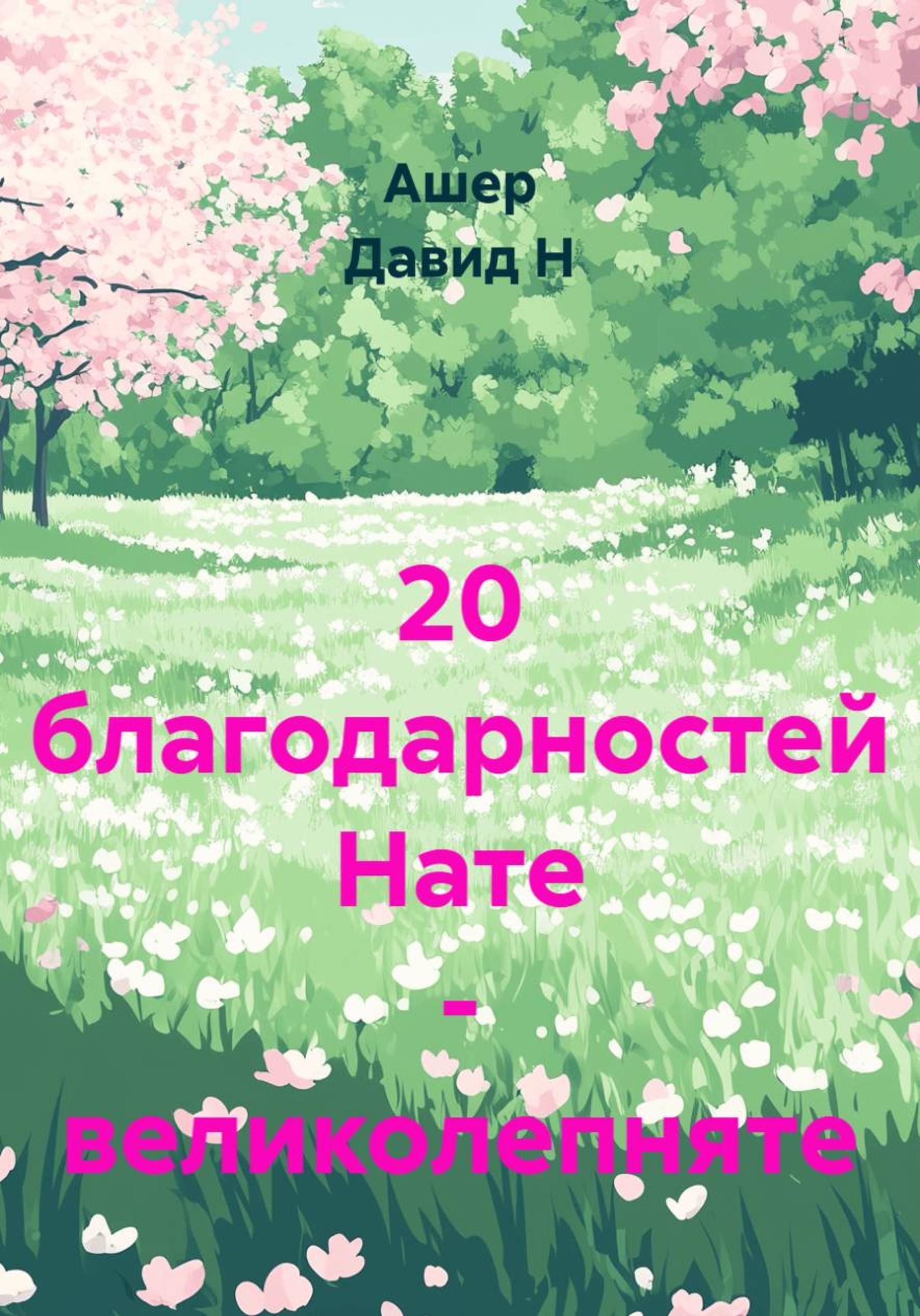 Обложка книги «20 благодарностей Нате – великолепняте»