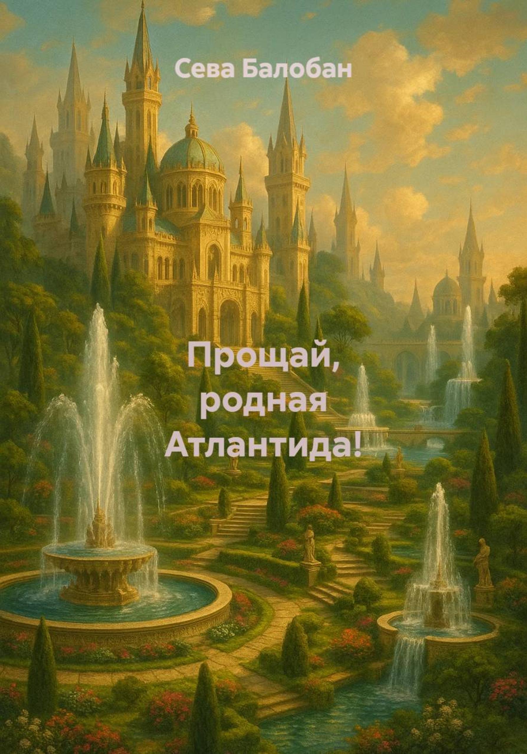 Обложка книги «Прощай, родная Атлантида!»
