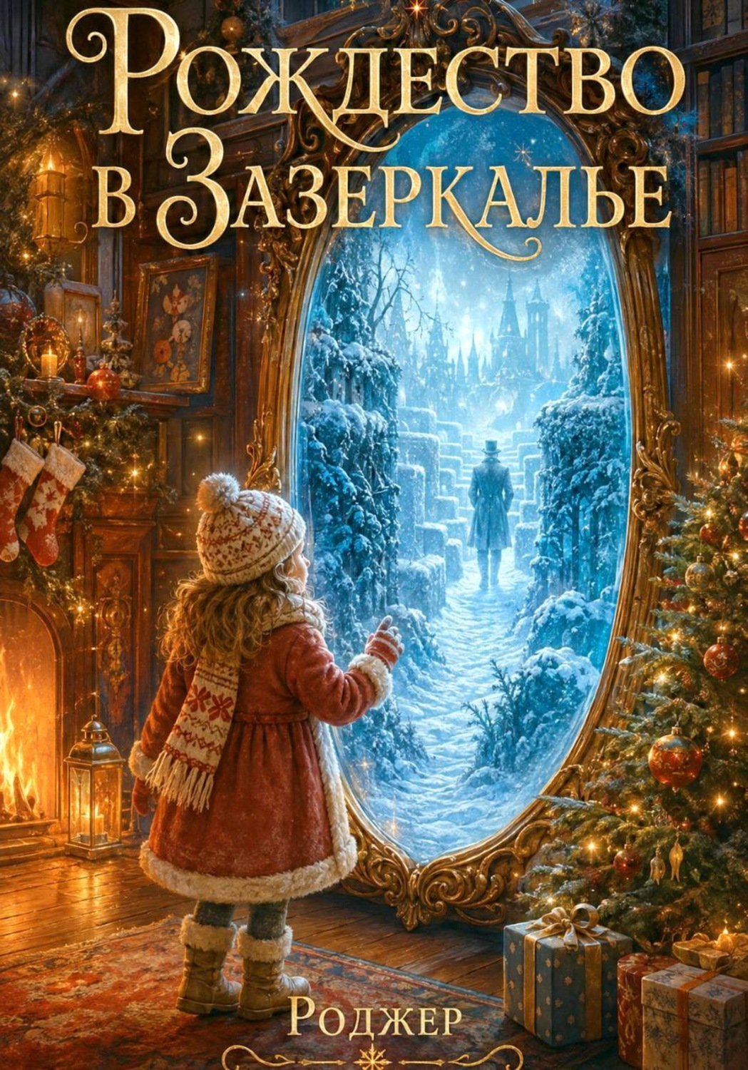 Обложка книги «Рождество в Зазеркалье»