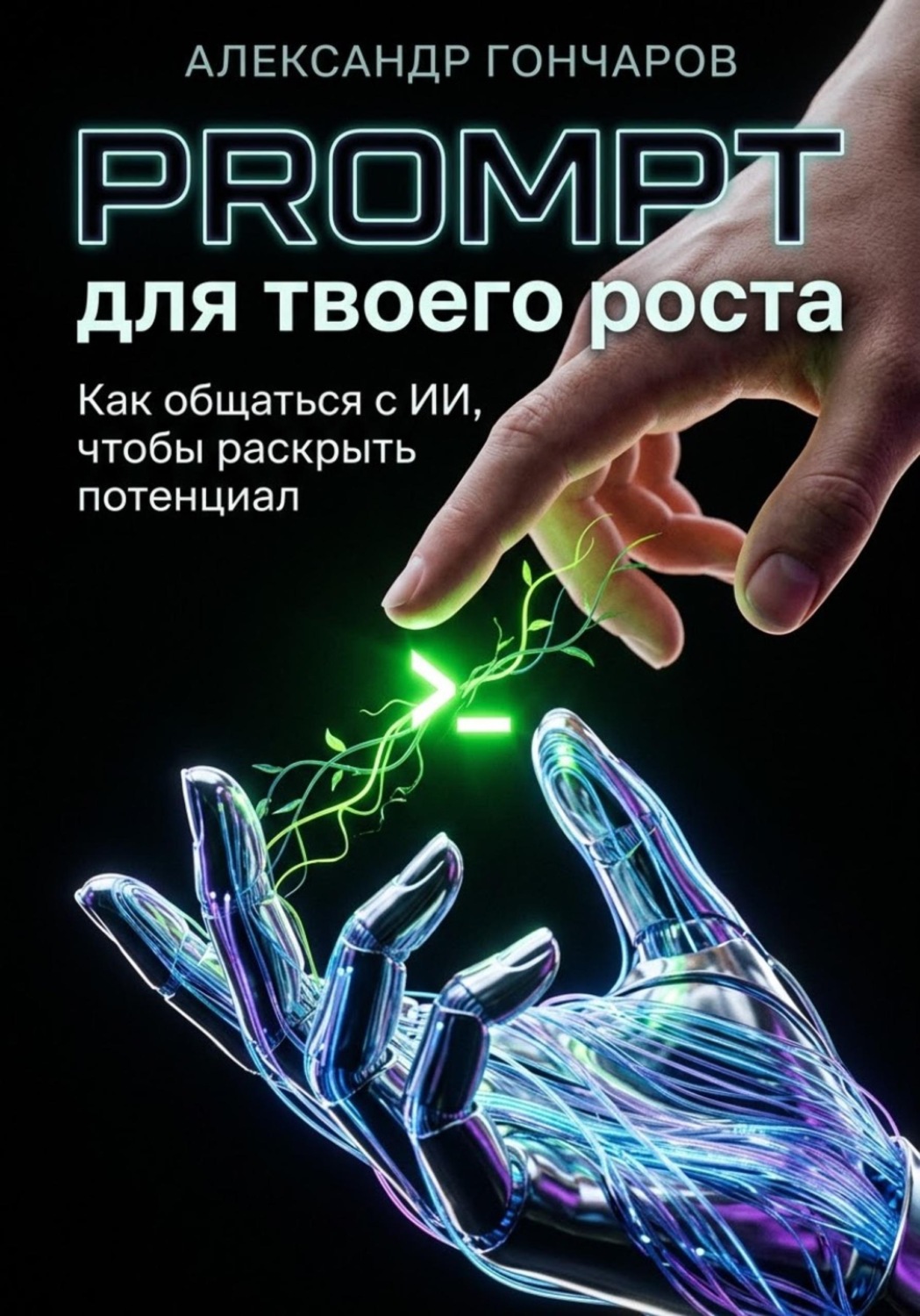 Обложка книги «Prompt для твоего роста: как общаться с ИИ, чтобы раскрыть свой потенциал»