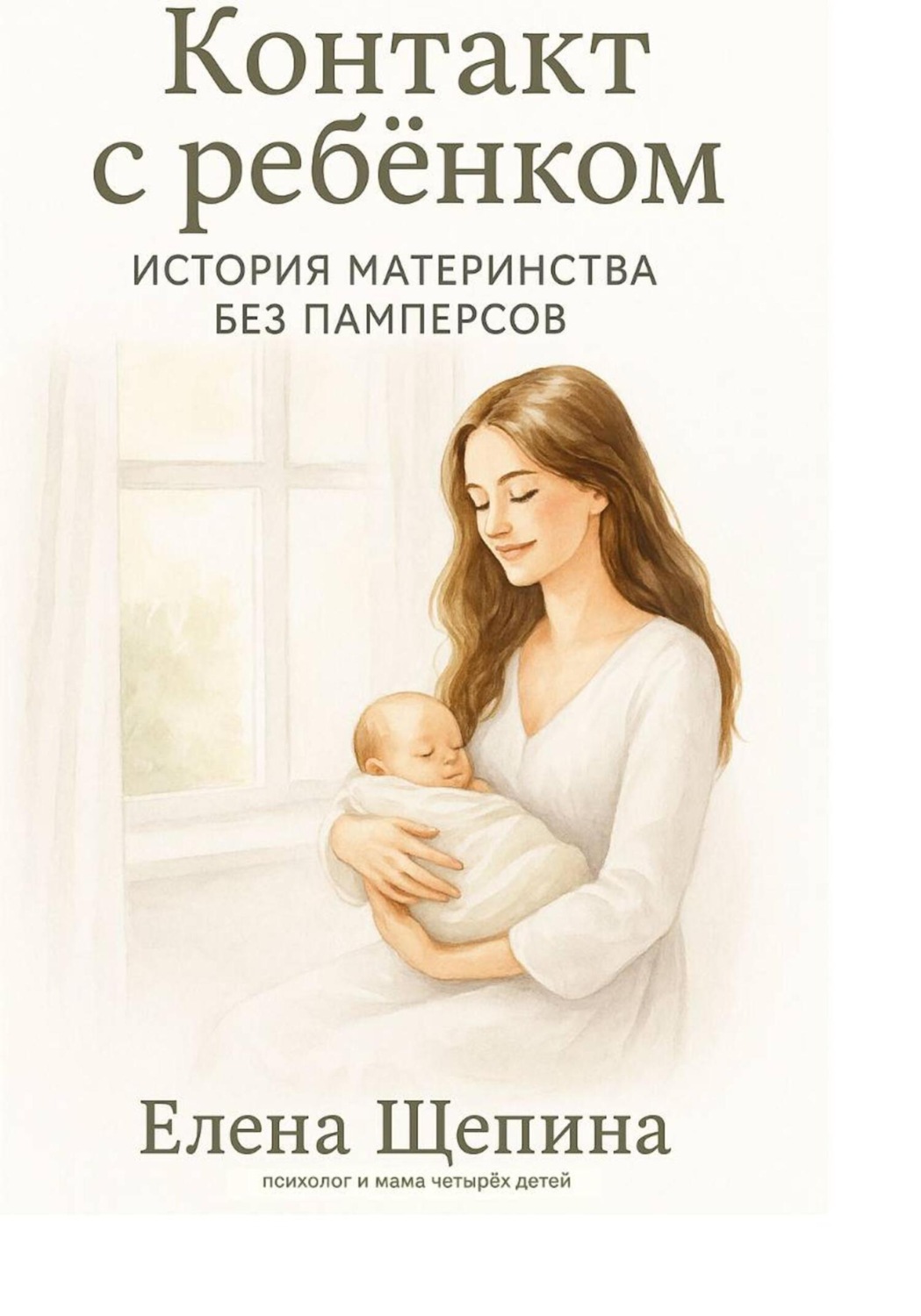 Обложка книги «Контакт с ребёнком. История материнства без памперсов»