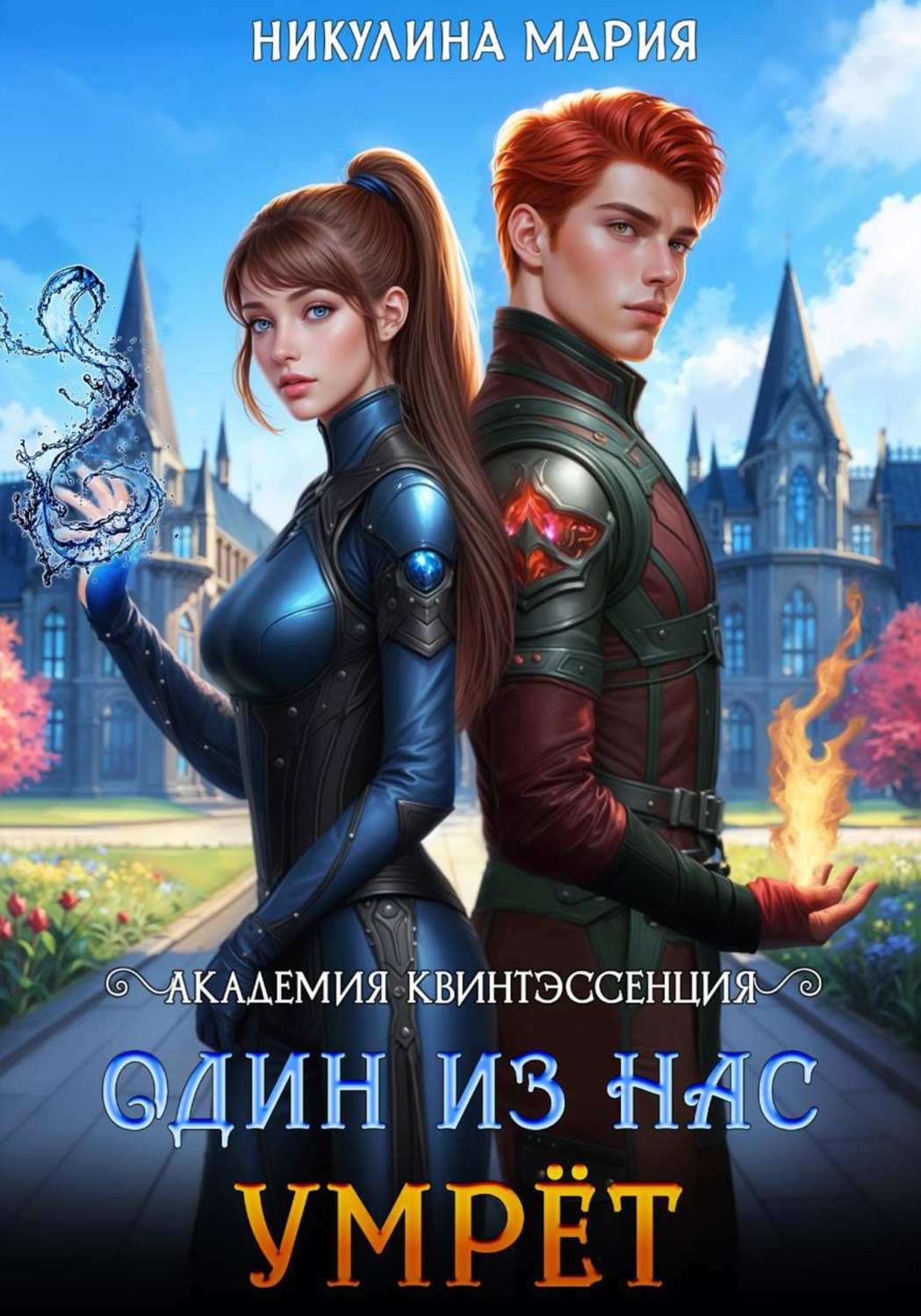 Обложка книги «Академия Квинтэссенция. Один из нас умрёт»