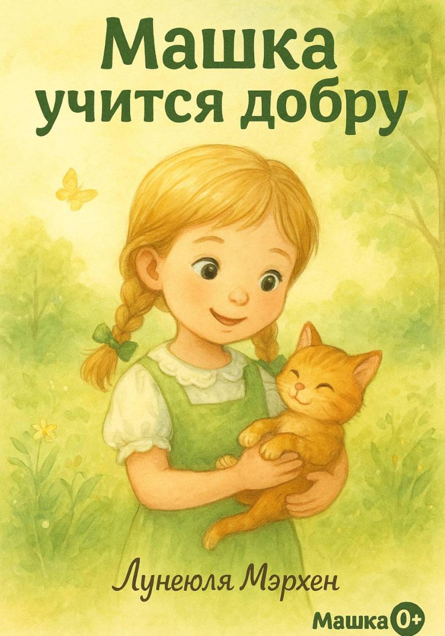 Обложка книги «Машка учится добру»