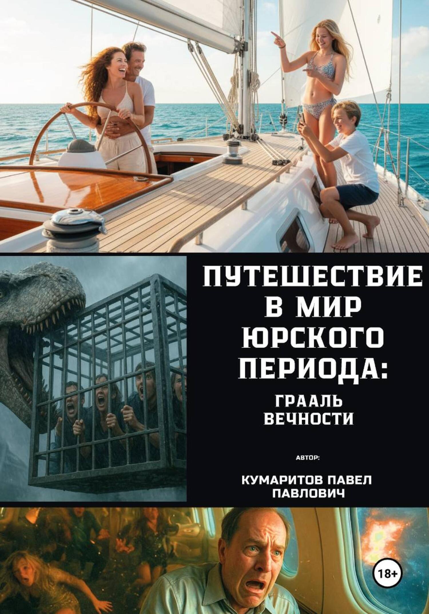 Обложка книги «Путешествие в мир Юрского периода: Грааль вечности»