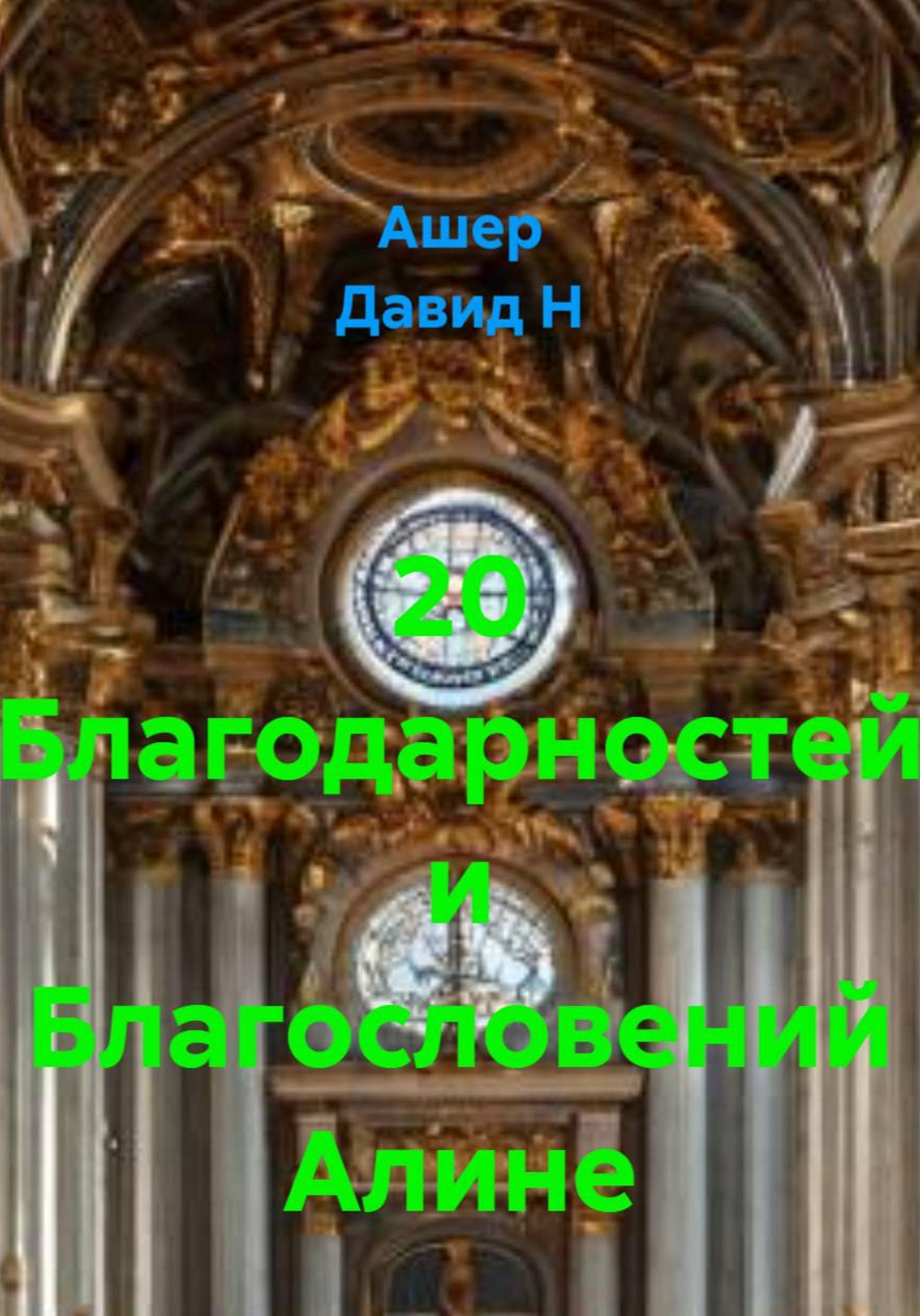 Обложка книги «20 благодарностей Алине»