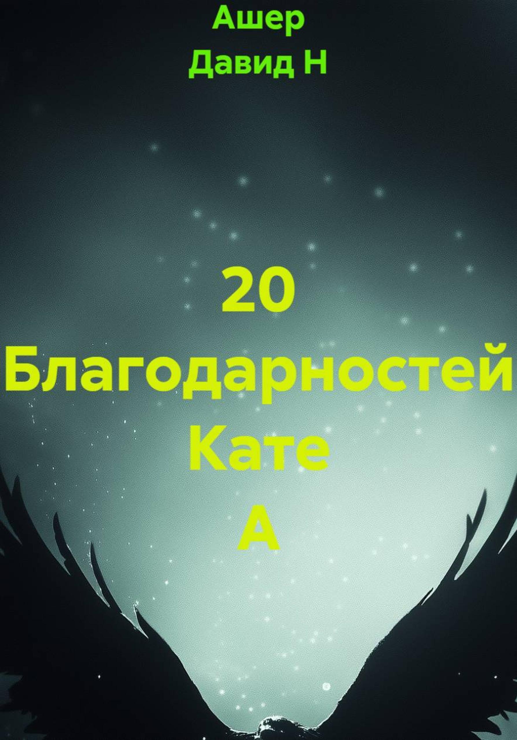 Обложка книги «20 благодарностей Кате А»