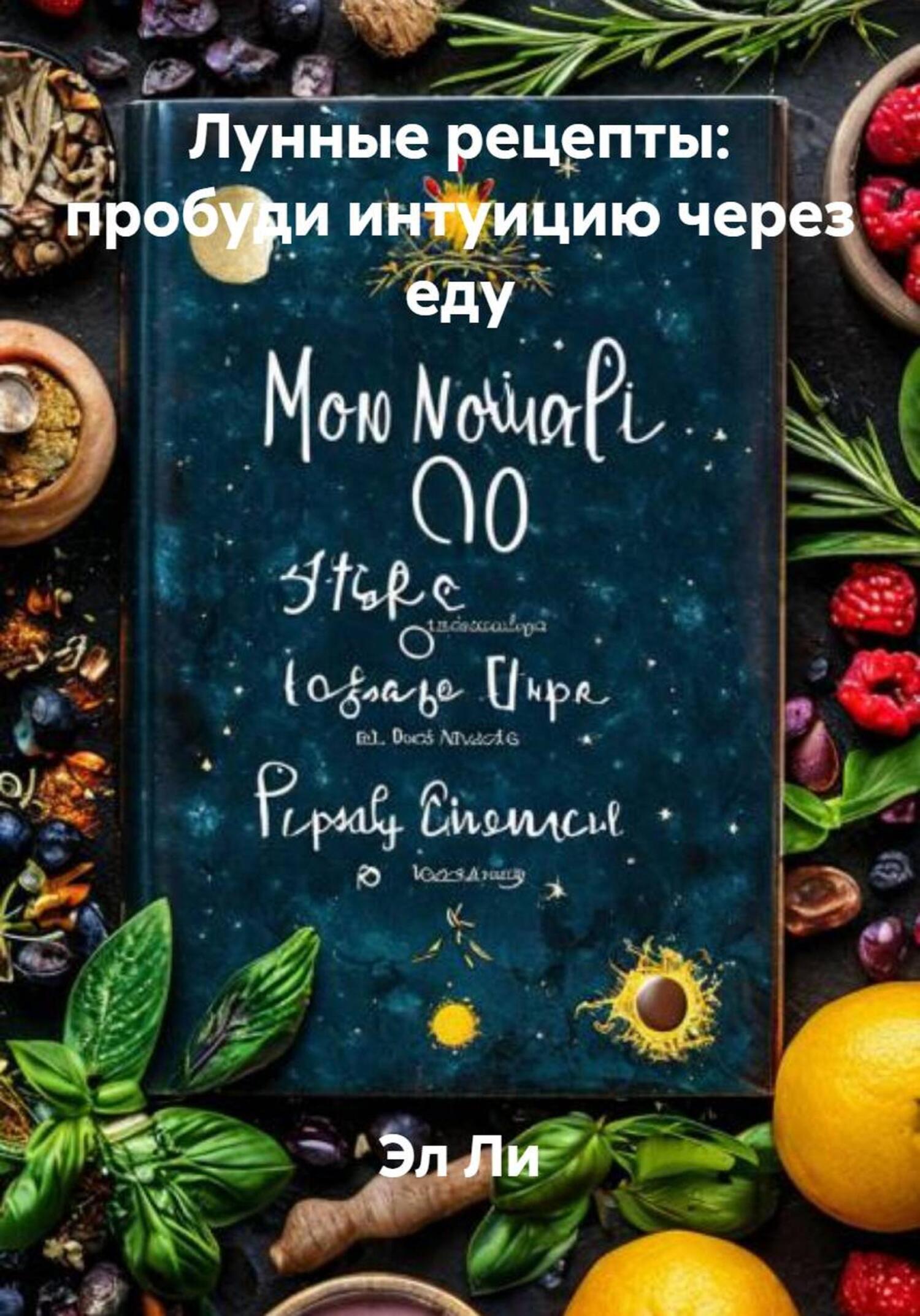 Обложка книги «Лунные рецепты: пробуди интуицию через еду»
