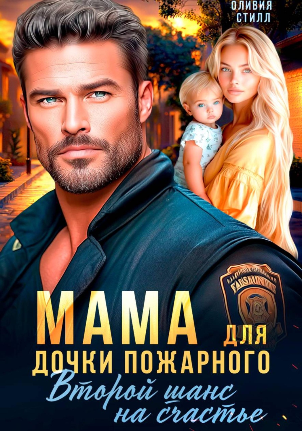 Обложка книги «Мама для дочки пожарного. Второй шанс на счастье»