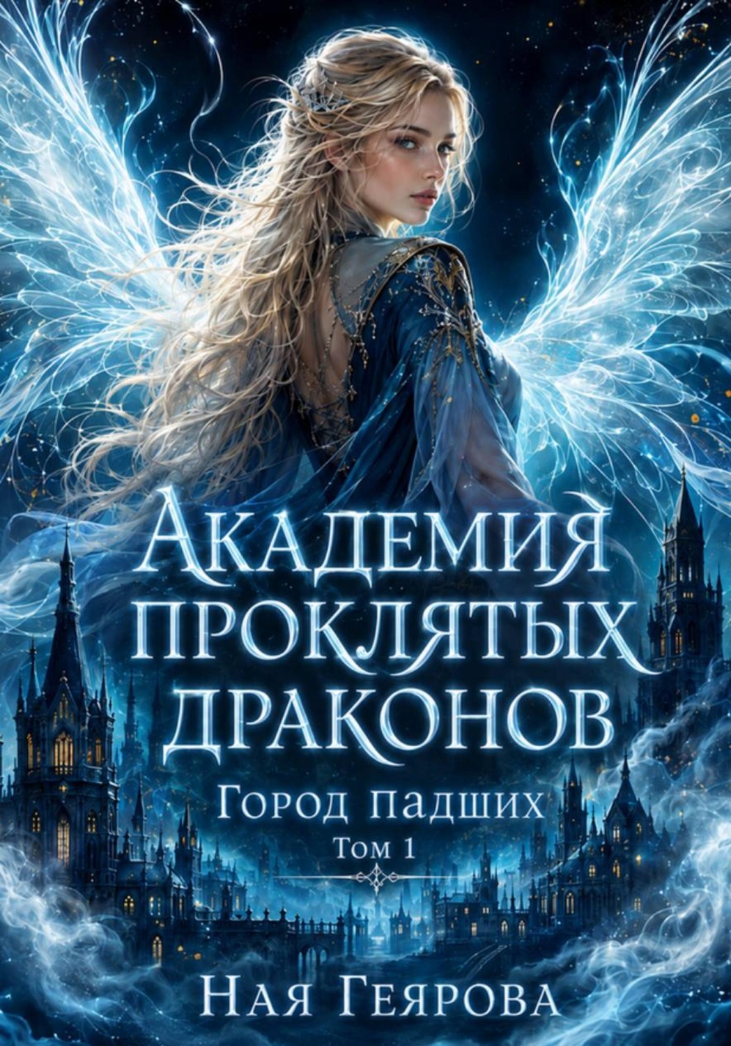 Обложка книги «Город падших. Академия проклятых драконов»