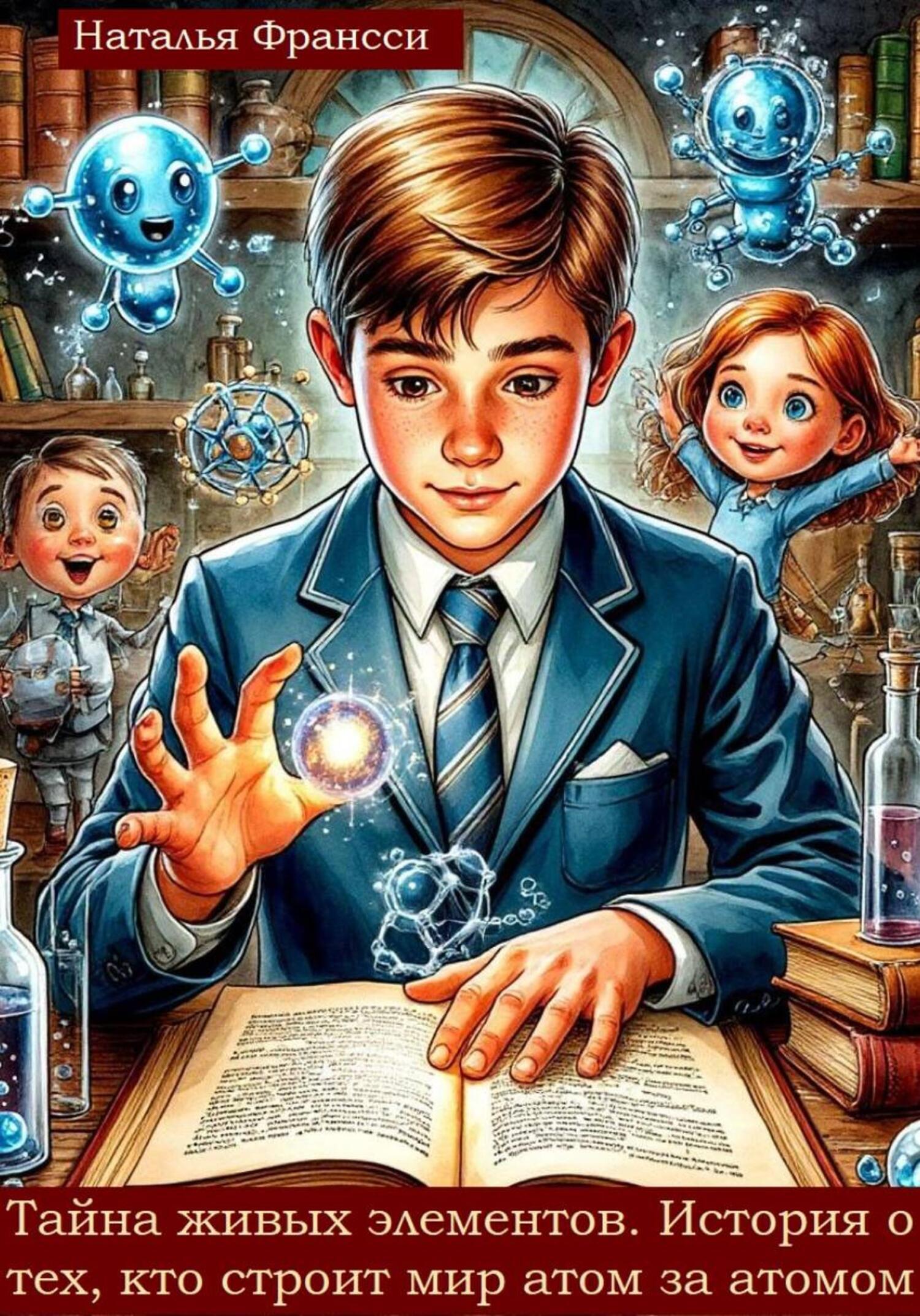 Обложка книги «Тайна живых элементов. История о тех, кто строит мир атом за атомом»