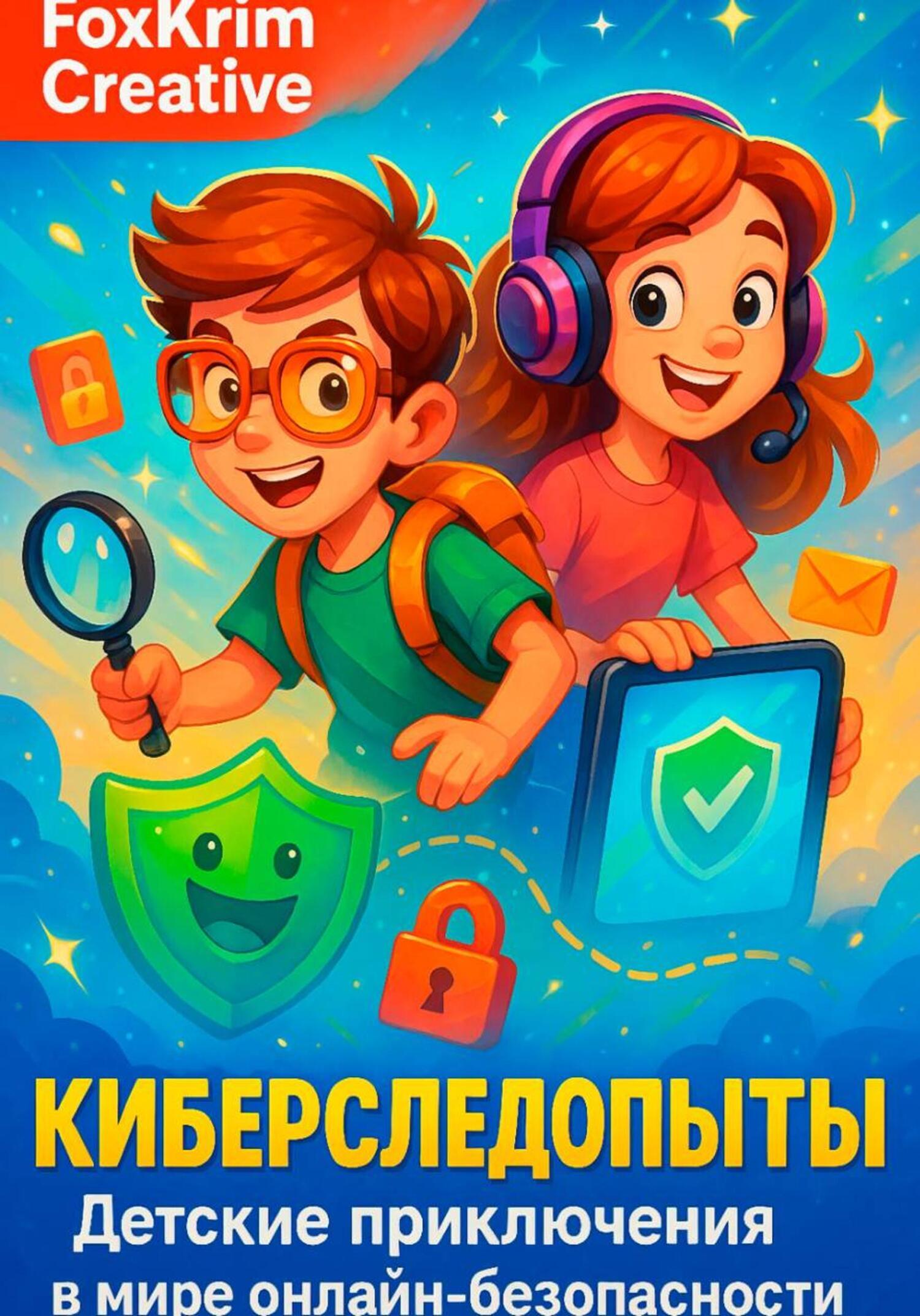 Обложка книги «Киберследопыты. Детские приключения в мире онлайн-безопасности»