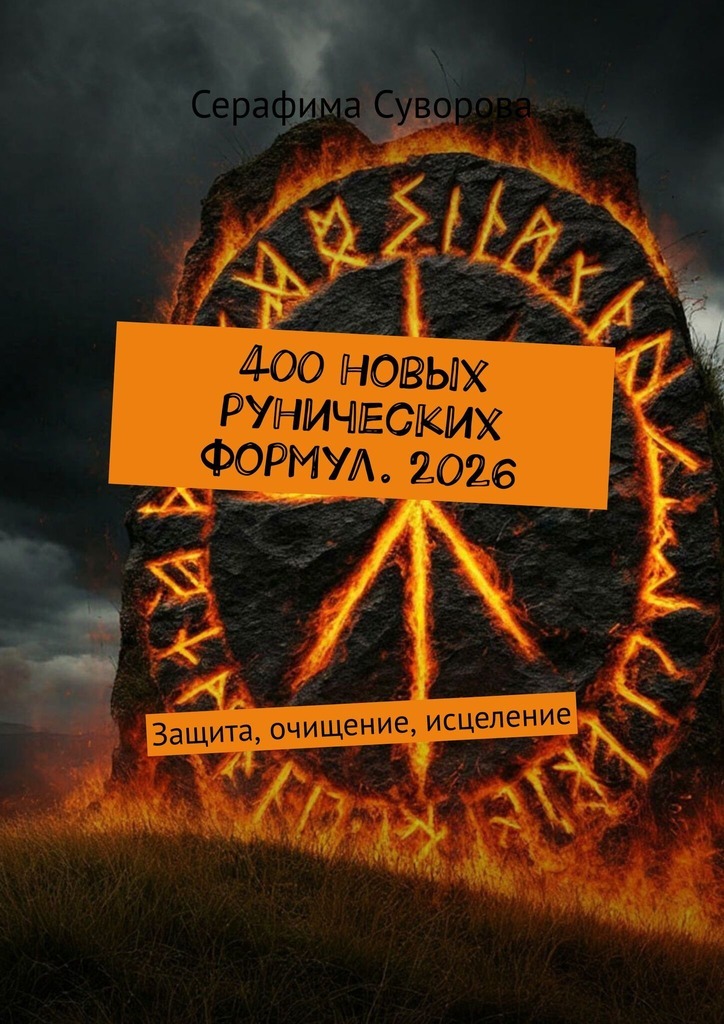 Обложка книги «400 новых рунических формул. 2026. Защита, очищение, исцеление»