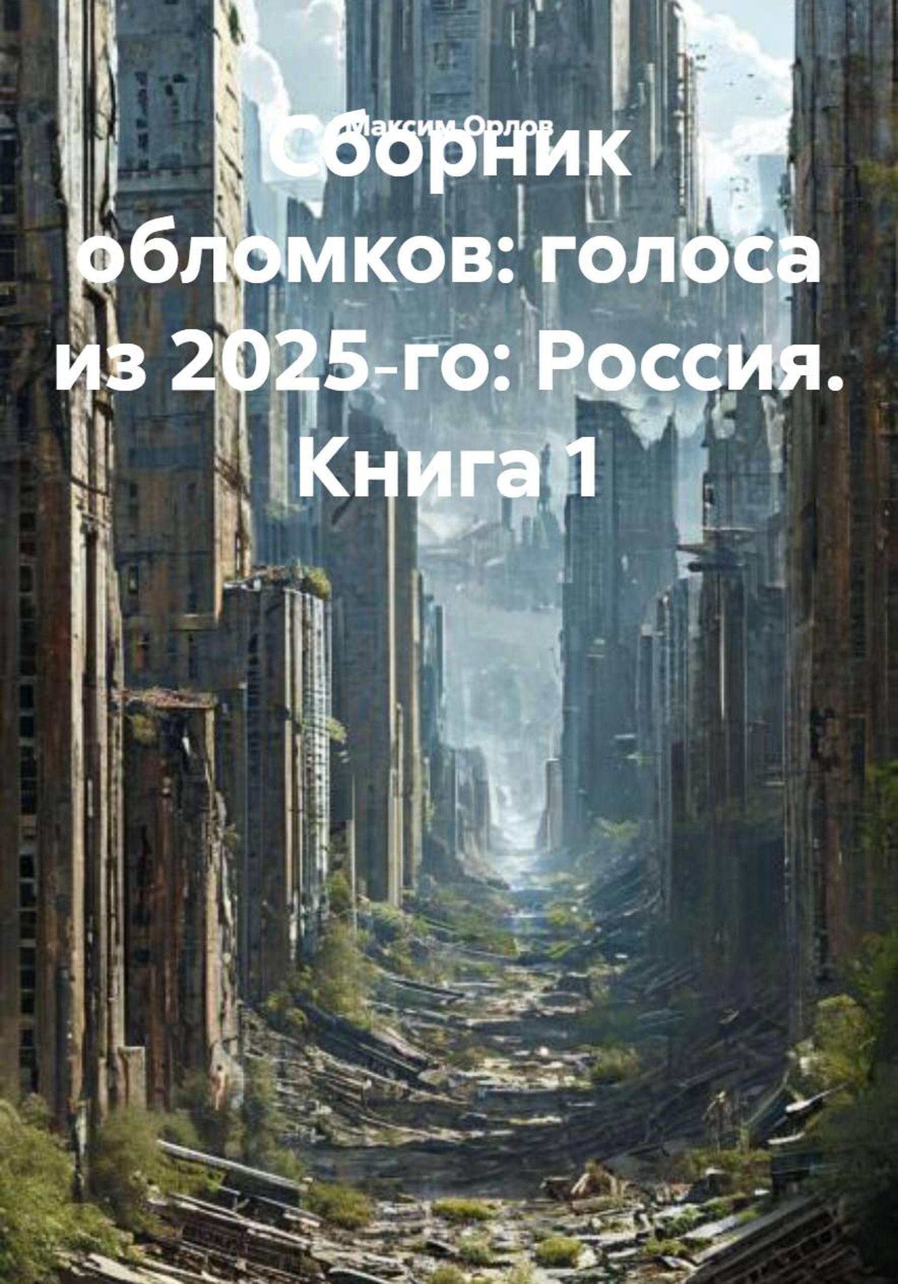 Обложка книги «Сборник обломков: голоса из 2025‑го: Россия. Книга 1»