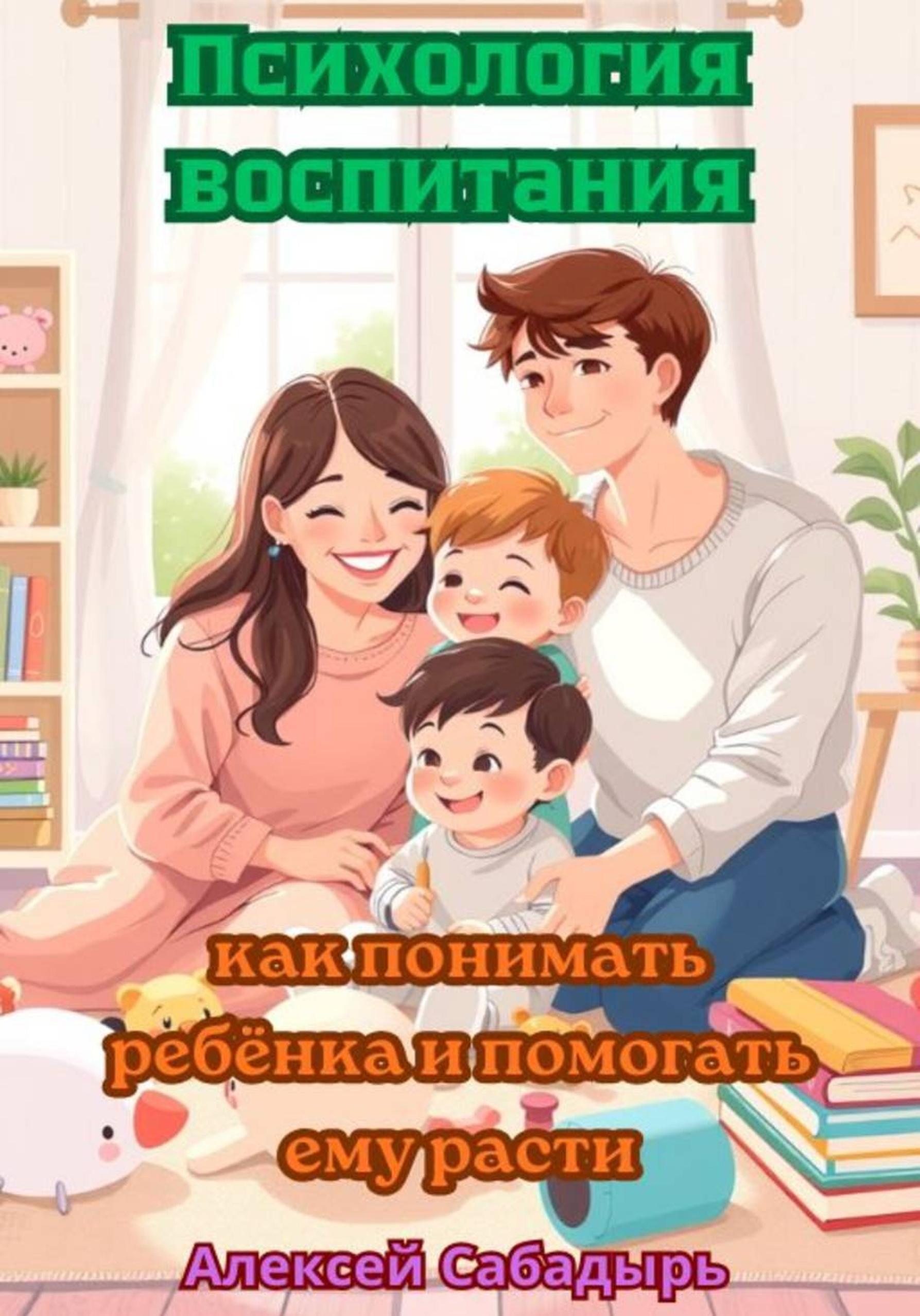 Обложка книги «Психология воспитания: как понимать ребёнка и помогать ему расти»