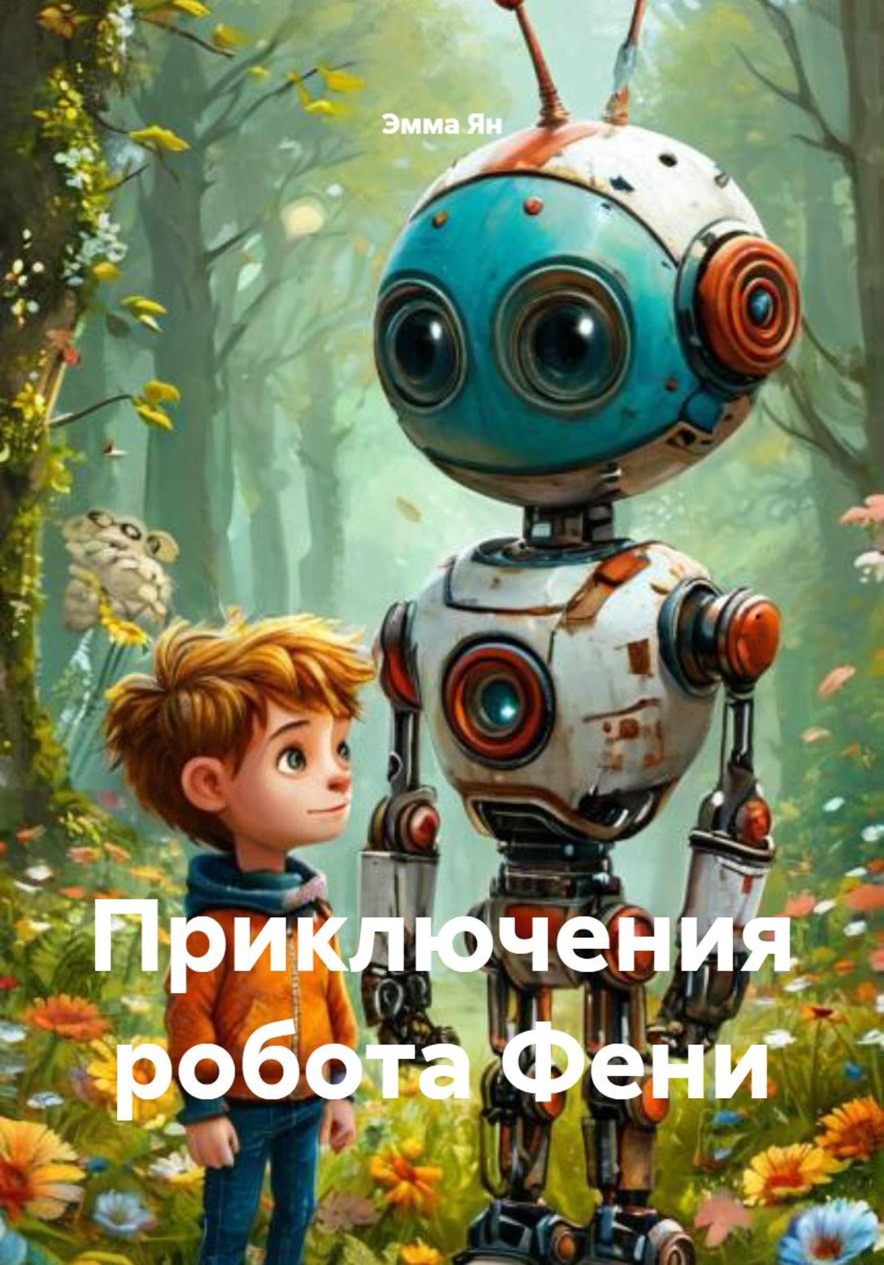 Обложка книги «Приключения робота Фени»