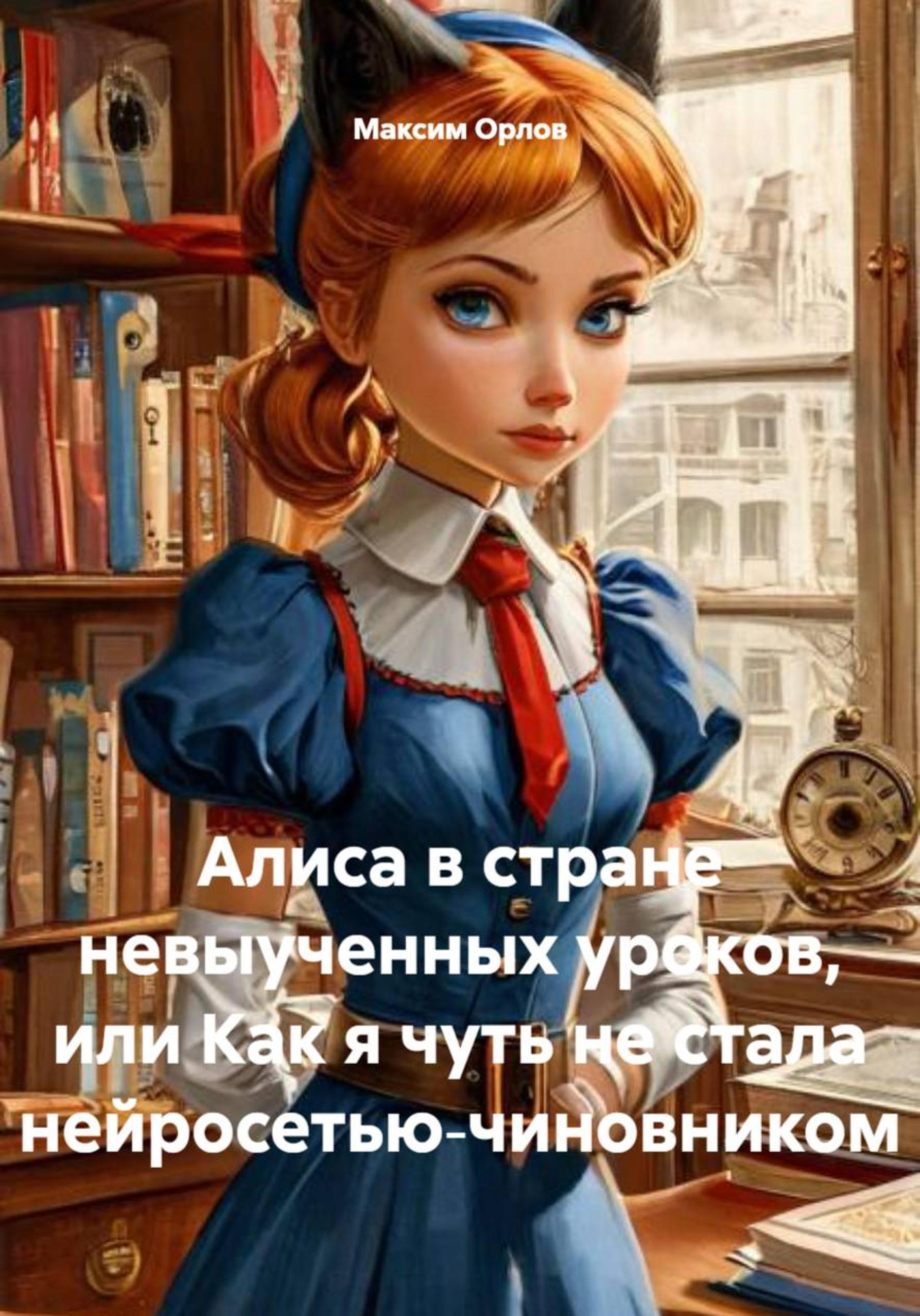 Обложка книги «Алиса в стране невыученных уроков, или Как я чуть не стала нейросетью‑чиновником»
