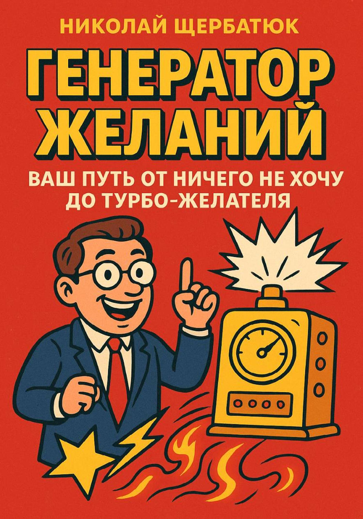 Обложка книги «Генератор Желаний: Ваш Путь от Ничего Не Хочу до Турбо-Желателя»