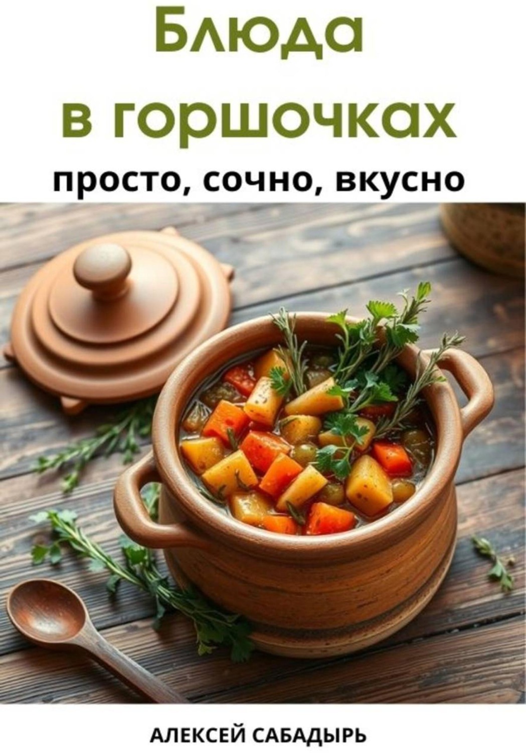 Обложка книги «Блюда в горшочках: просто, сочно, вкусно»